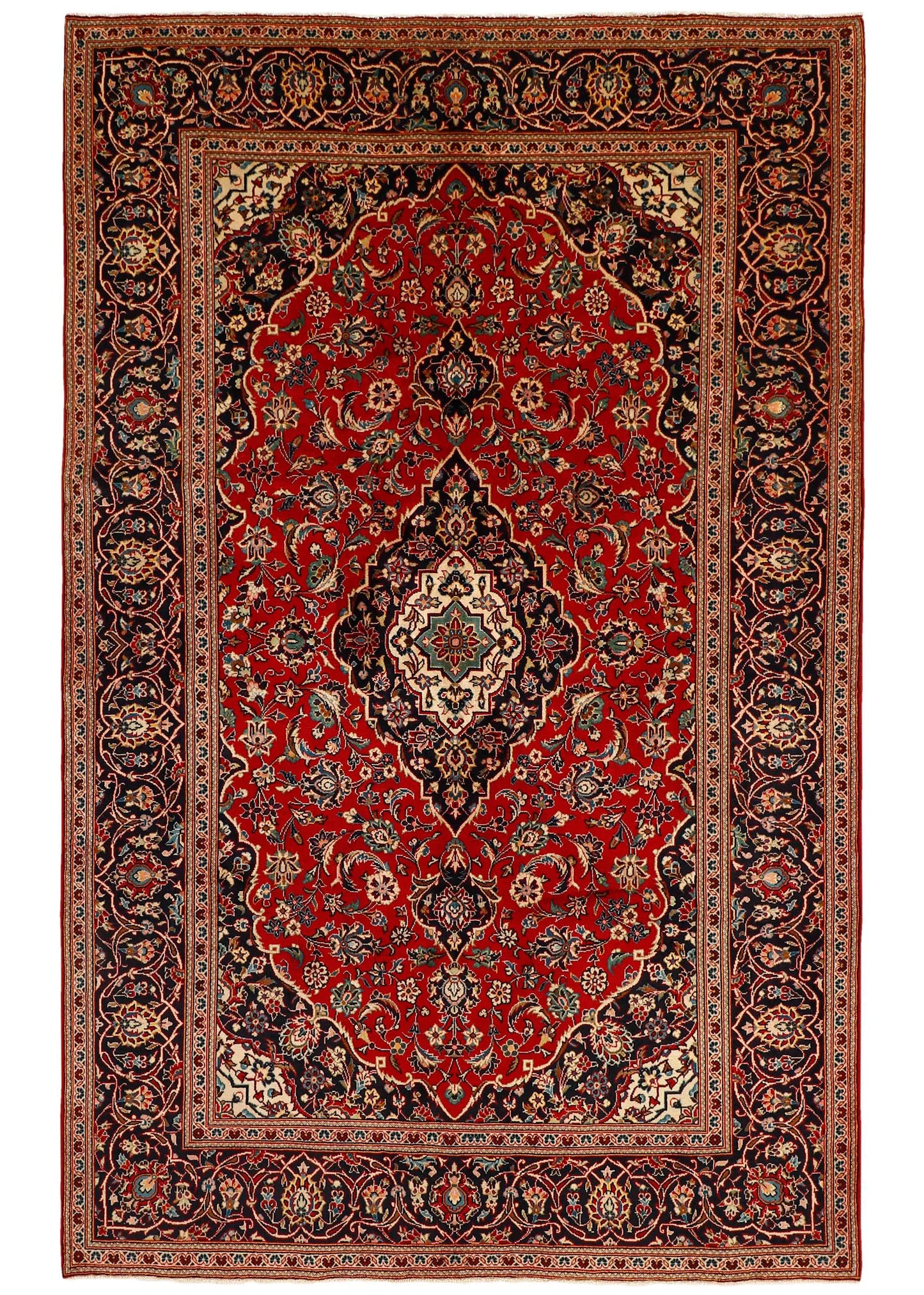 Hand-knotted Oriental Carpet | Unique Keshan (in stock)