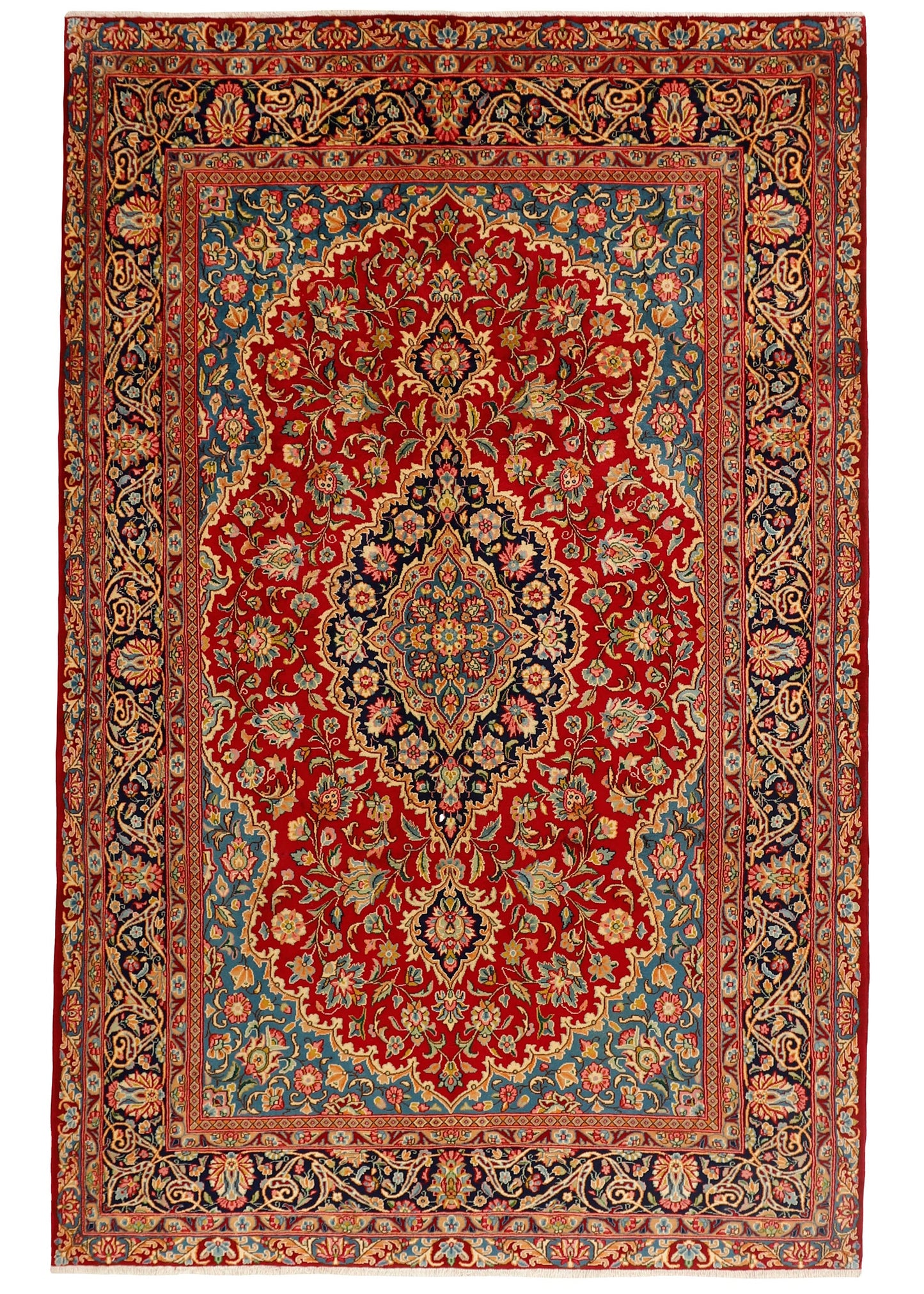 Hand-knotted Oriental Carpet | Unique Kerman 14346 (in stock)