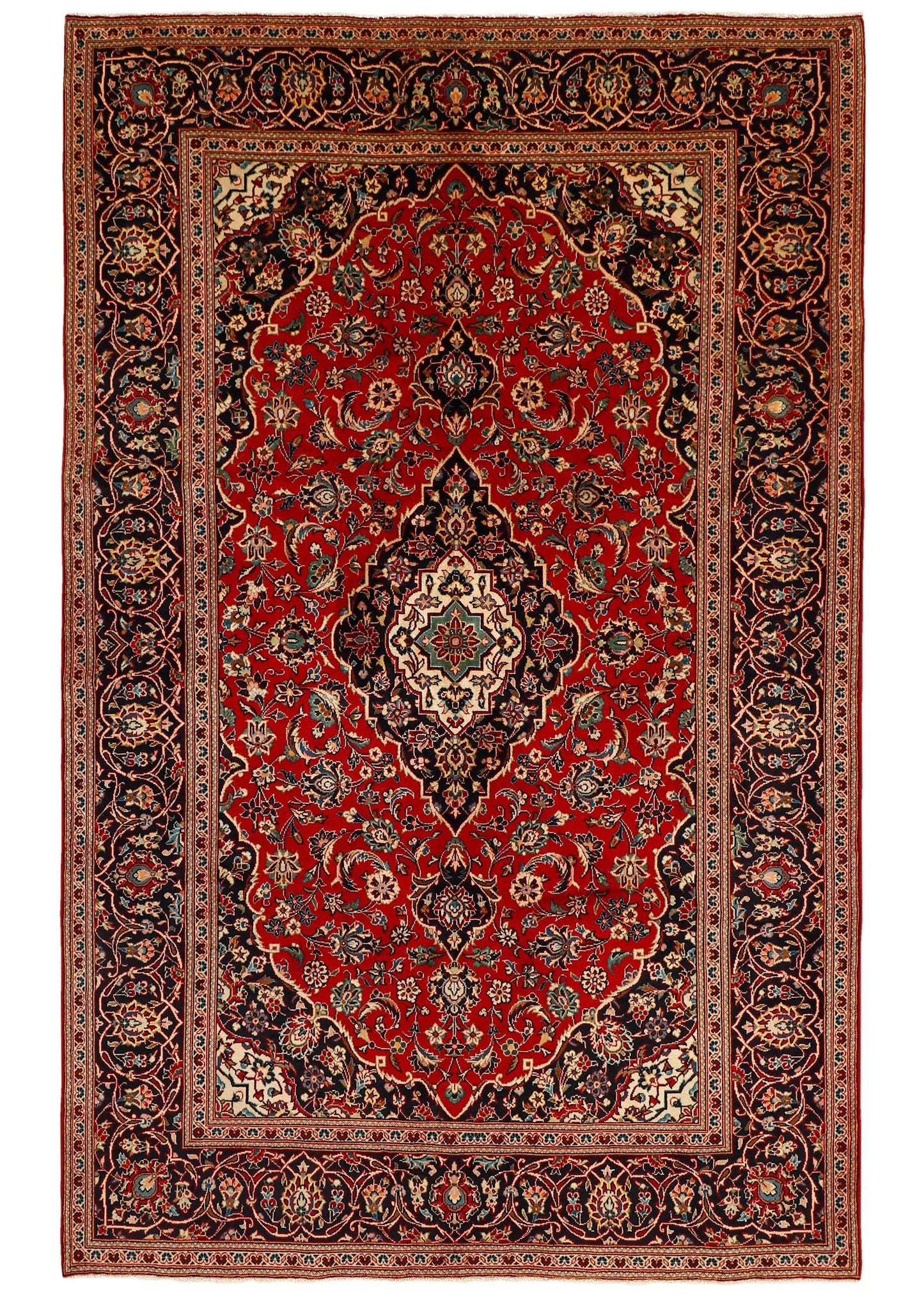 Hand-knotted Oriental Carpet | Unique Keshan (in stock)