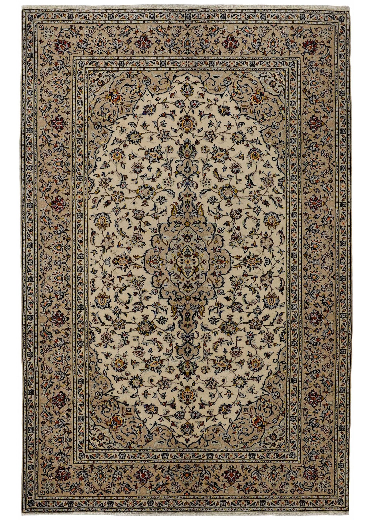 Hand Knotted Oriental Carpet | Unique Keshan Fine 11229 (in stock)