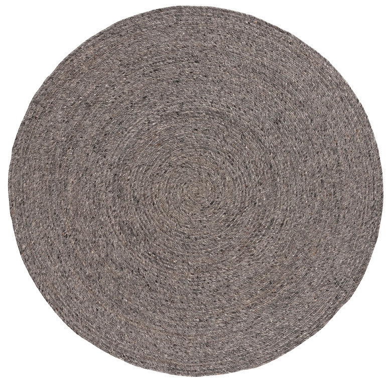 Carpet MOMO Rugs Round Charcoal 301/001/104