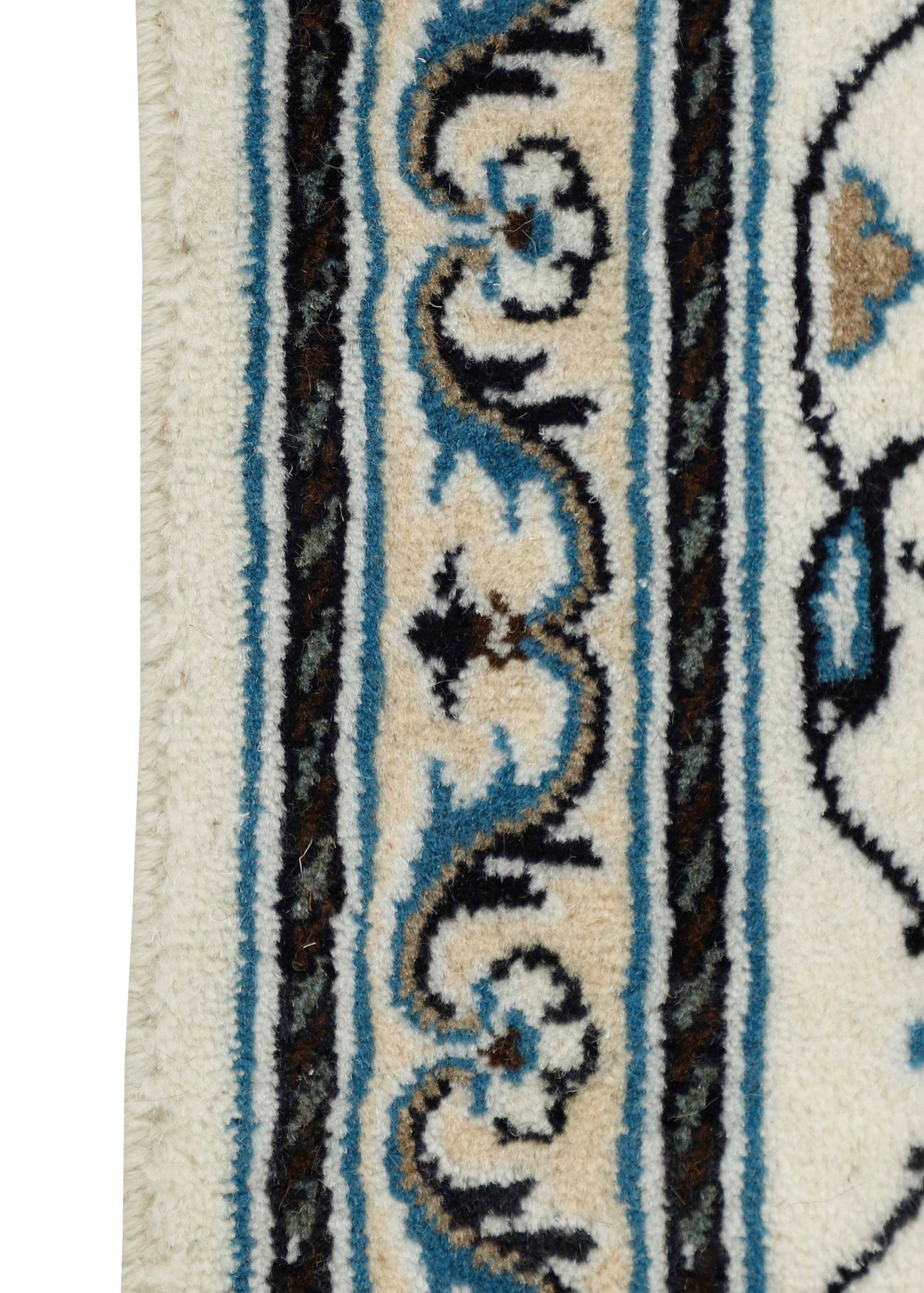 Hand-knotted Oriental Carpet | Unique Nain Kashmar 67580 (in stock)