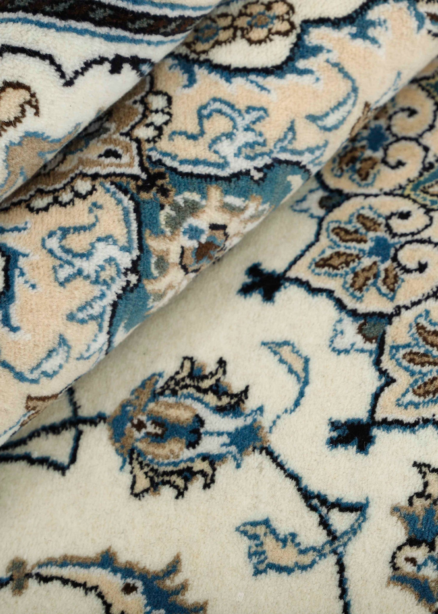 Hand-knotted Oriental Carpet | Unique Nain Kashmar 67580 (in stock)