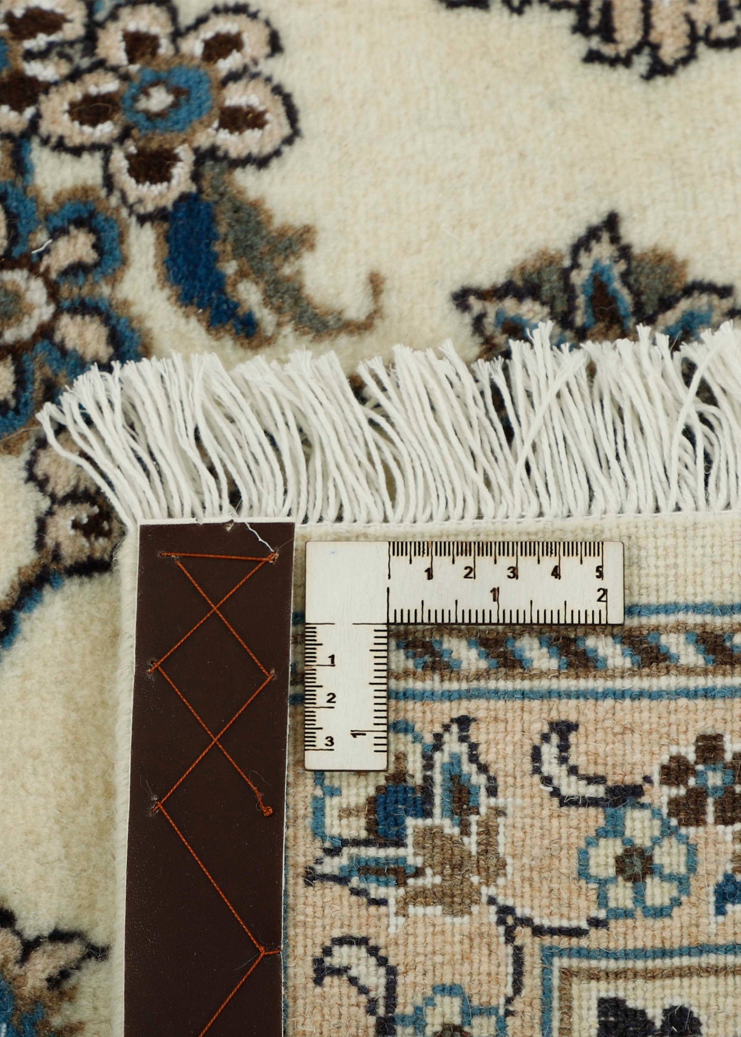 Hand-knotted Oriental Carpet | Unique Nain Kashmar 67583 (in stock)