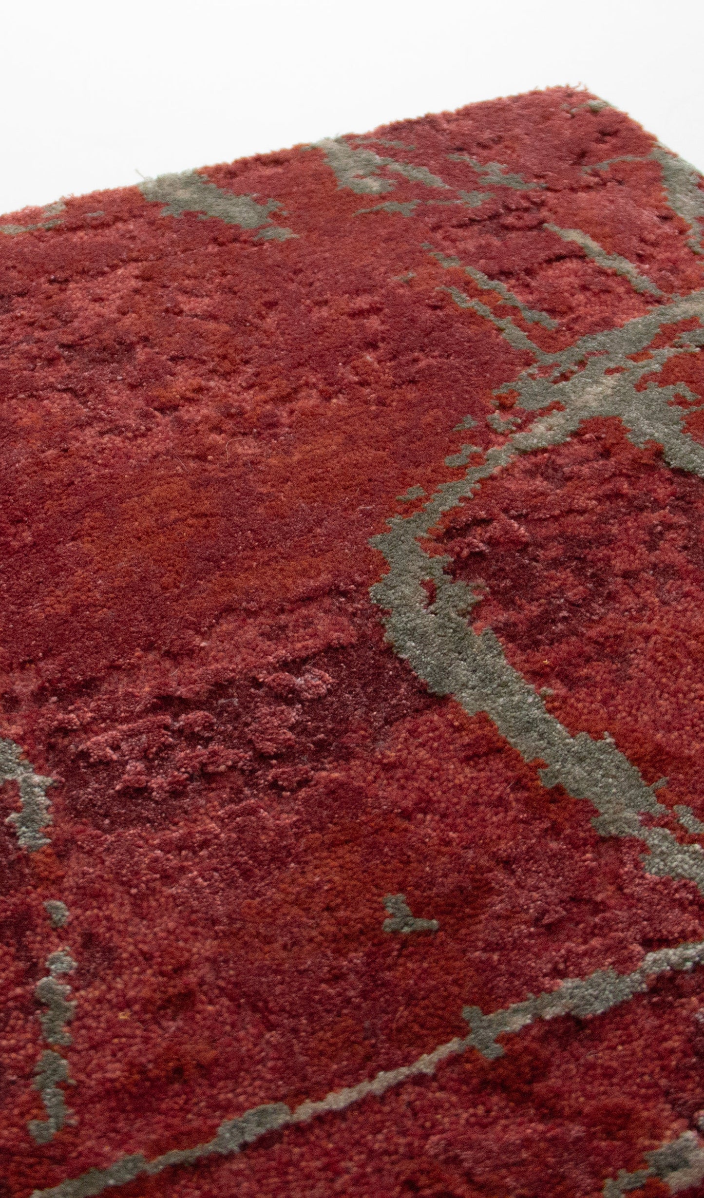 MOMO Rugs Boulder Velvet Red