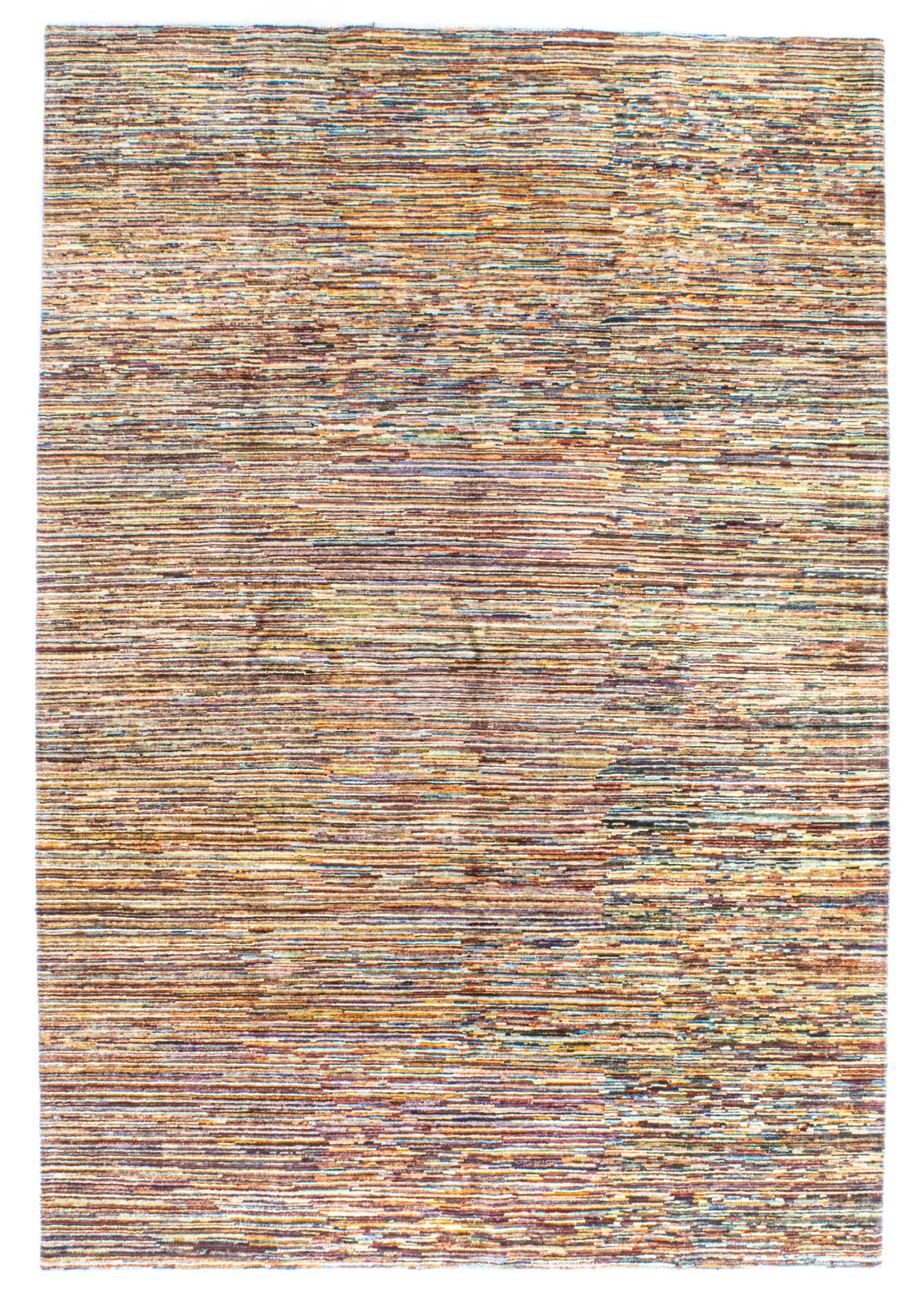Unique Ziegler Stripe Rug 18799 | Hand-knotted from Afghanistan (in stock)