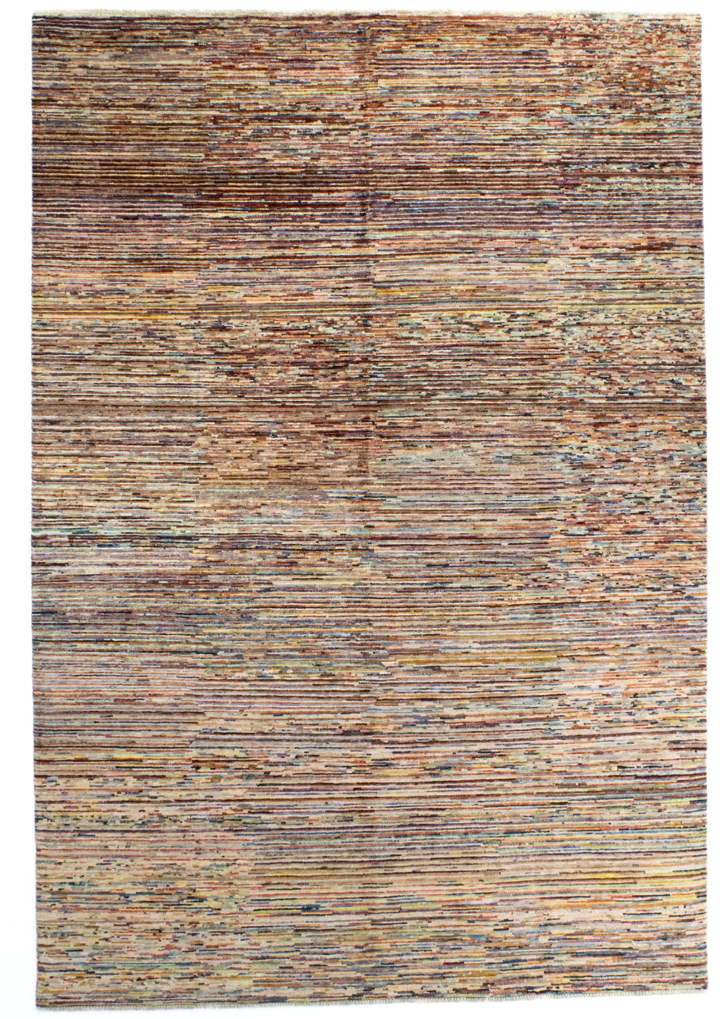 Unique Ziegler Stripe Rug 10971 | Hand-knotted from Afghanistan
