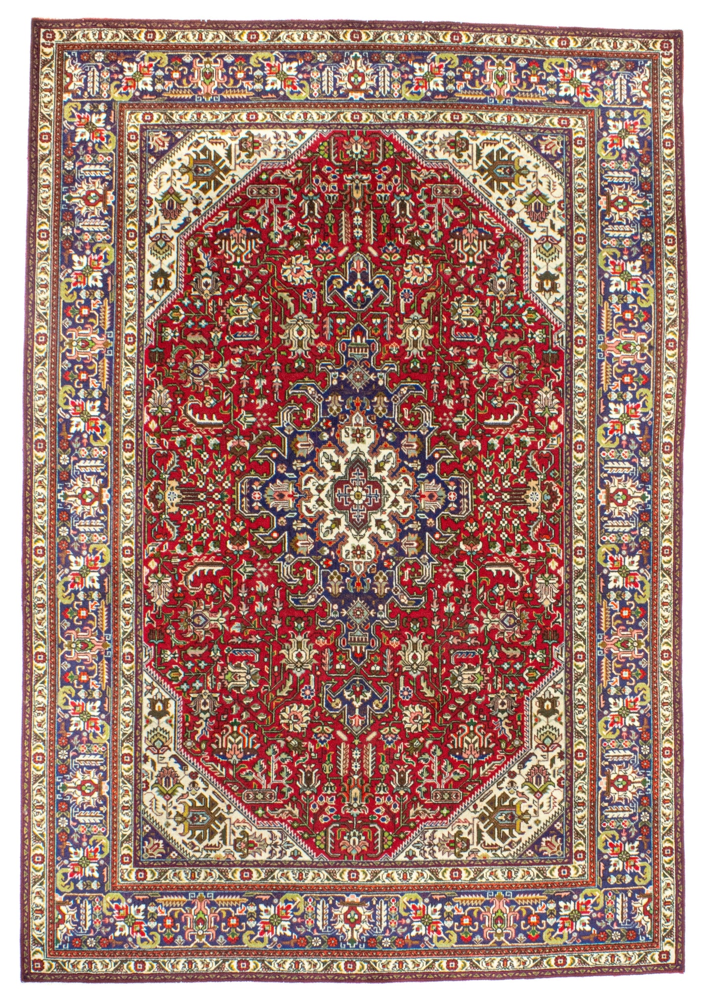 Hand-knotted Oriental Carpet | Unique Tabriz 78636 (in stock)