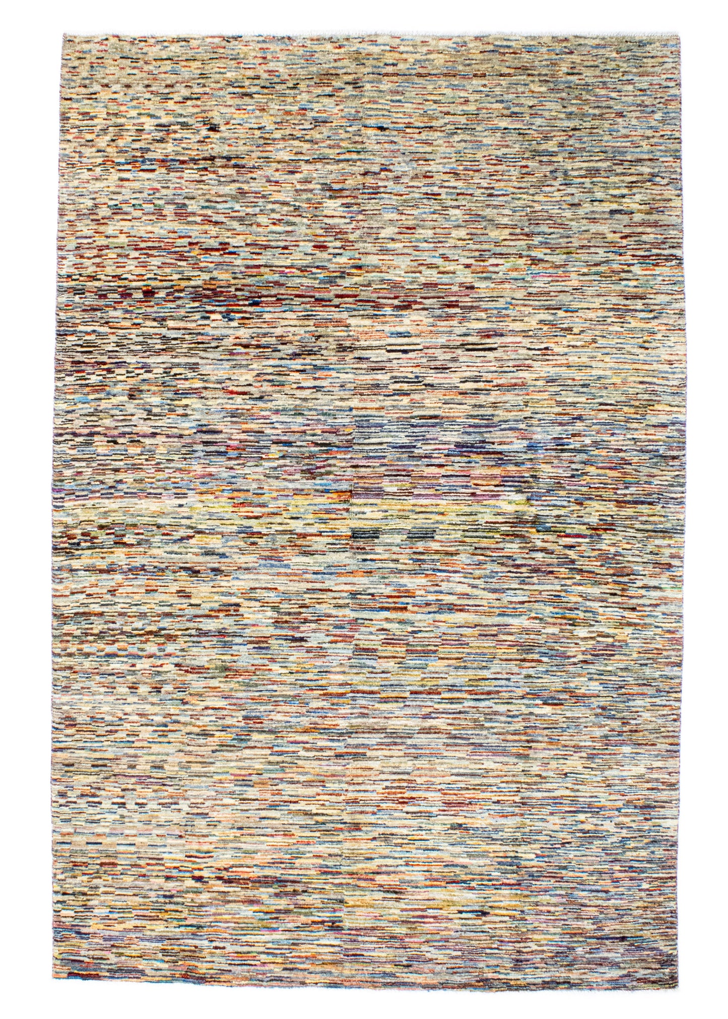 Unique Ziegler Stripe Rug 18572 | Hand-knotted from Afghanistan (in stock)