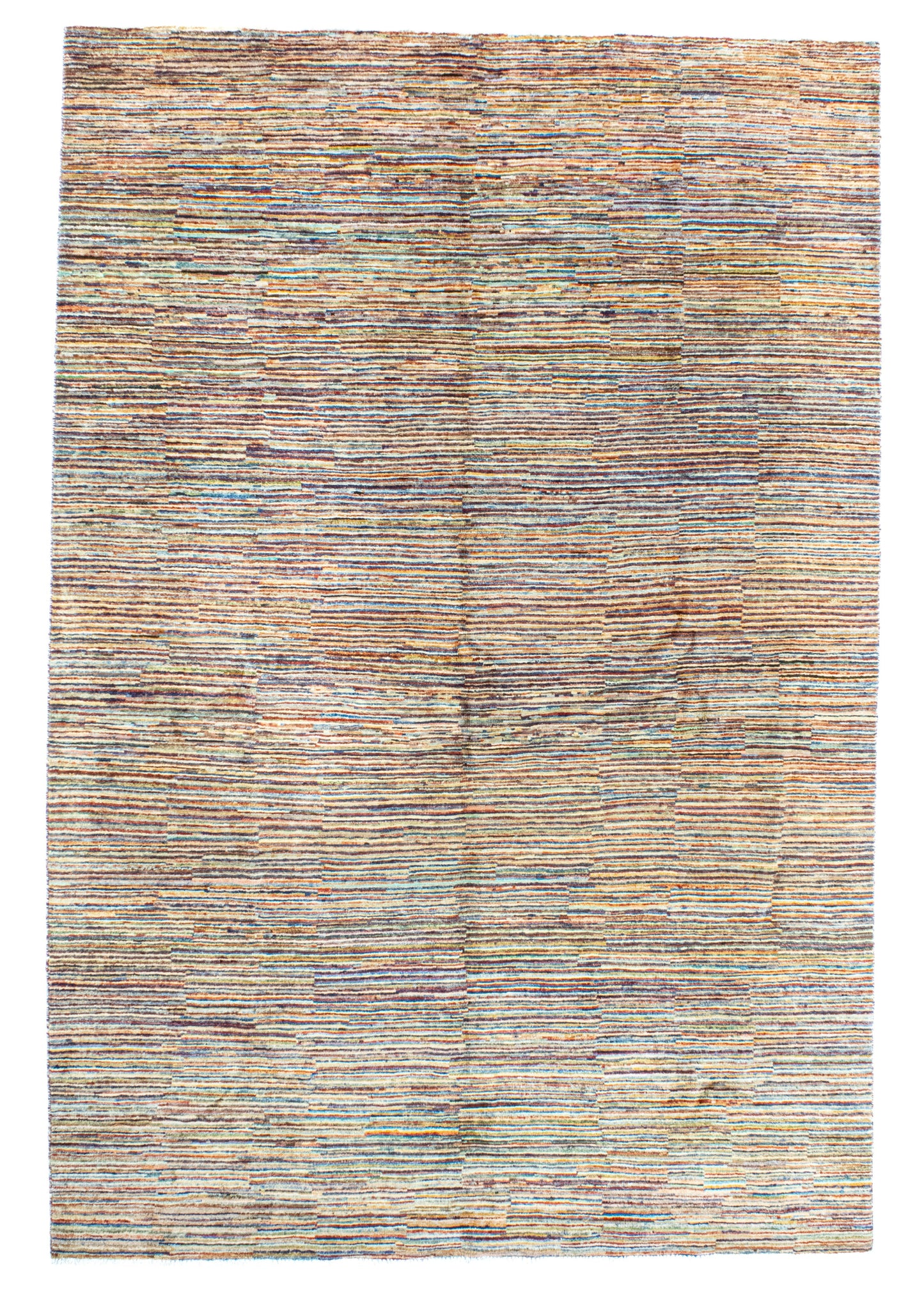 Unique Ziegler Stripe Rug 18553 | Hand-knotted from Afghanistan (in stock)