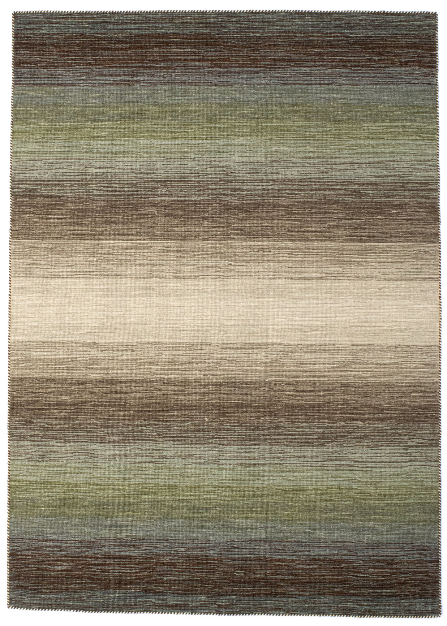 Carpet MOMO Rugs Panorama Kelim Green Multi