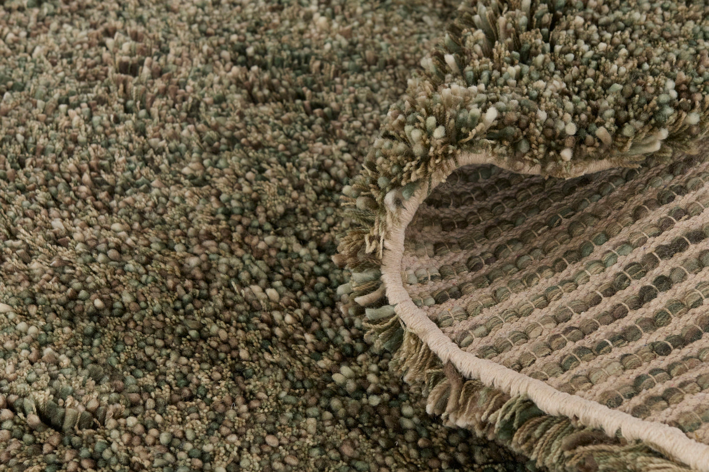 Carpet MOMO Rugs Coral Green Round