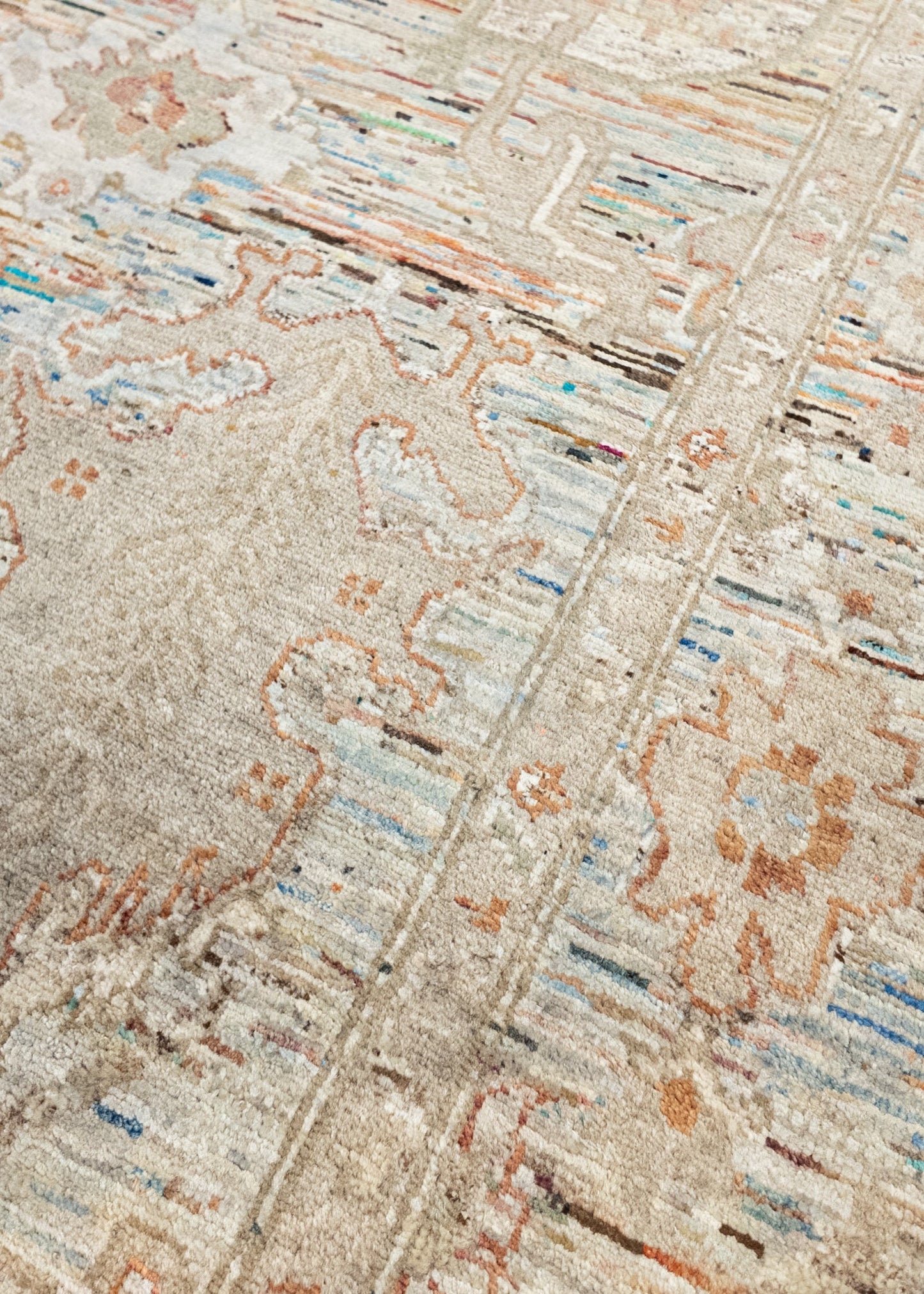 Unique Ziegler Art Deco Rug 16725 | Hand-knotted from Afghanistan (in stock)