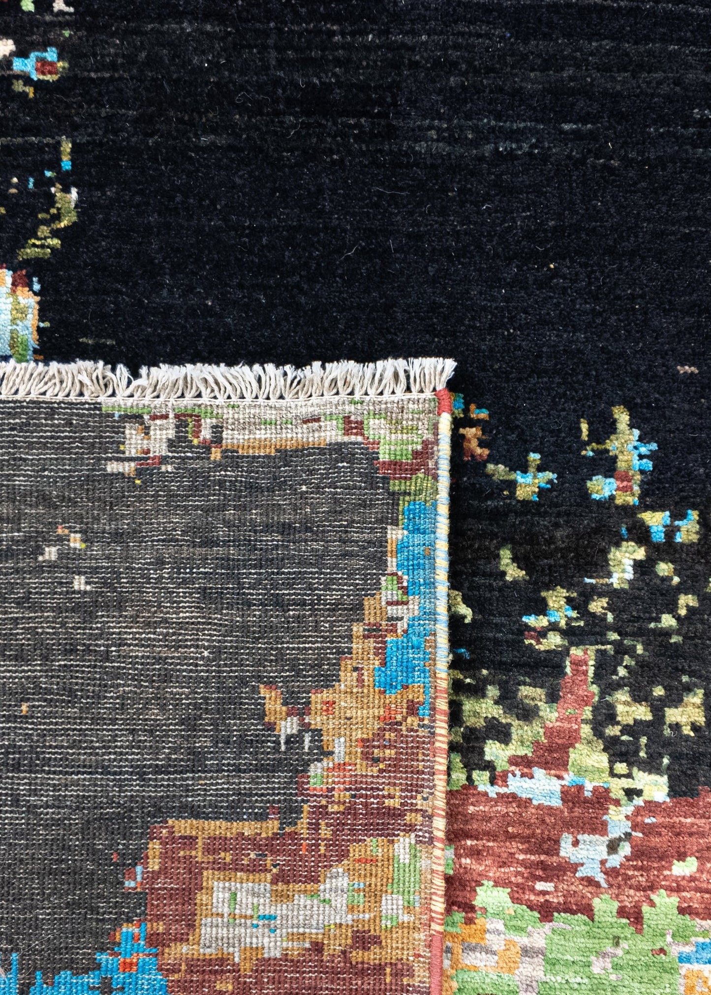 Unique Ziegler Art Deco Rug 12318 | Hand-knotted from Afghanistan (in stock)
