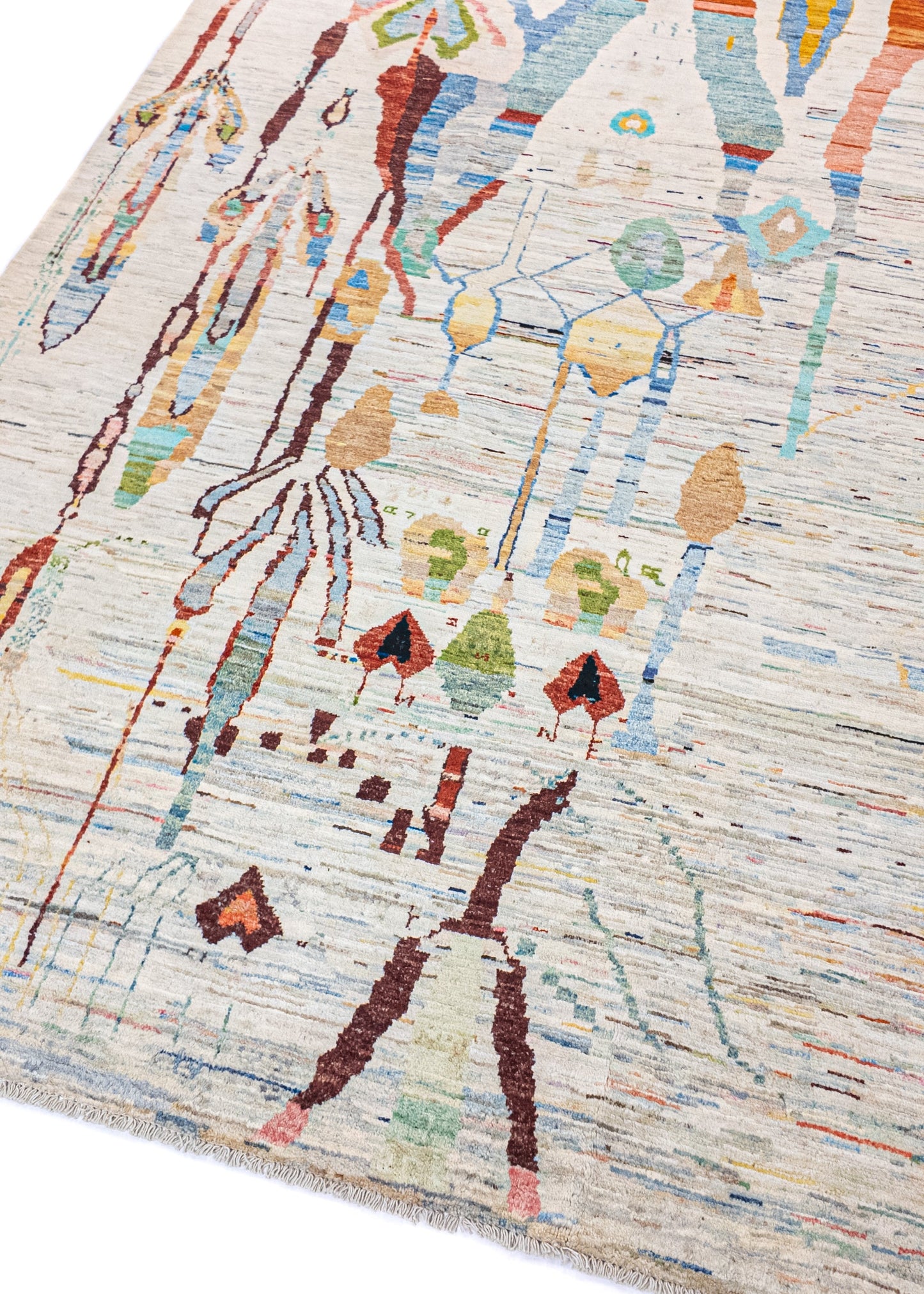 Unique Ziegler Art Deco Rug 18287 | Hand-knotted from Afghanistan (in stock)