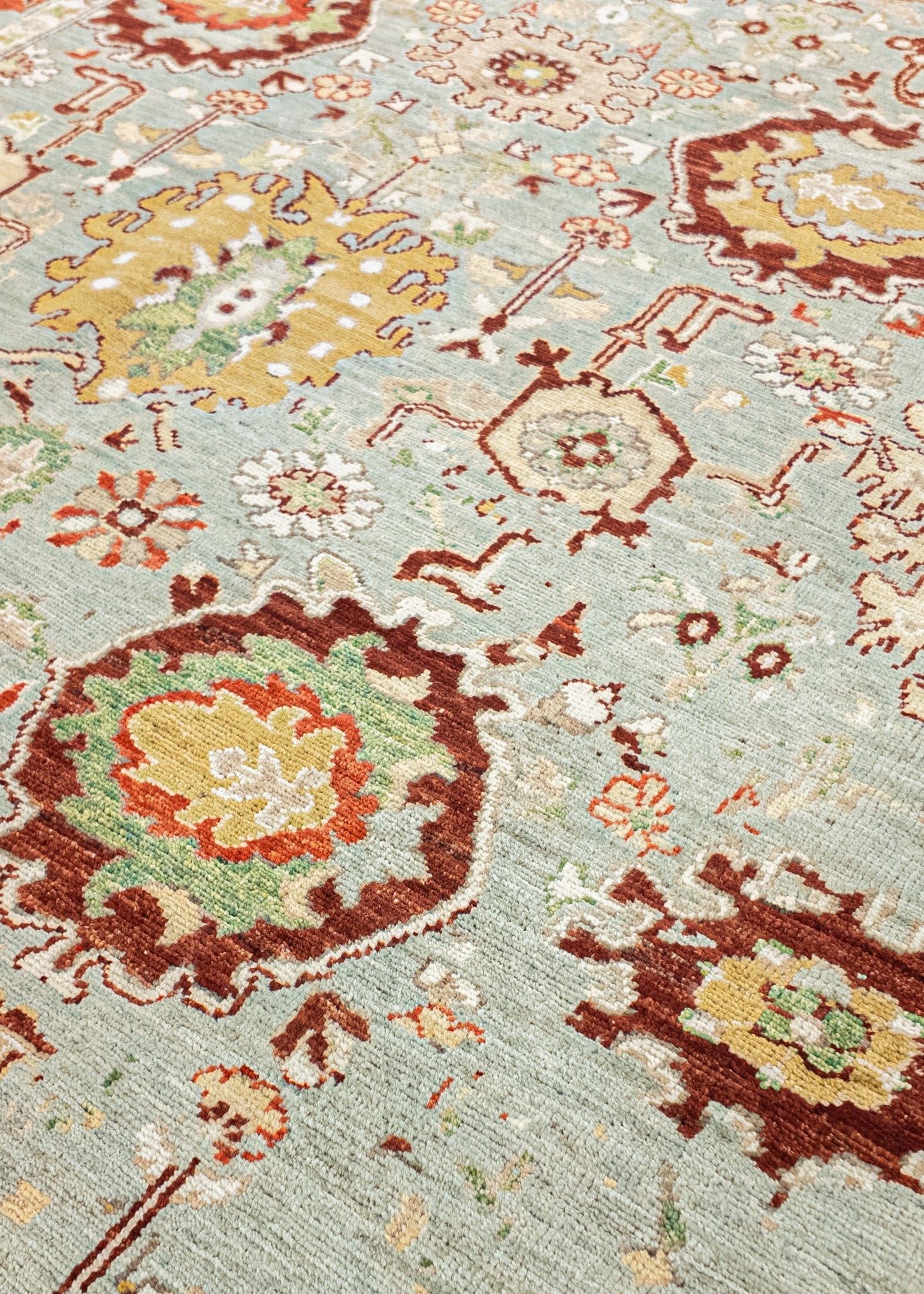 Unique Ziegler Art Deco Rug 8809 | Hand-knotted from Afghanistan (in stock)