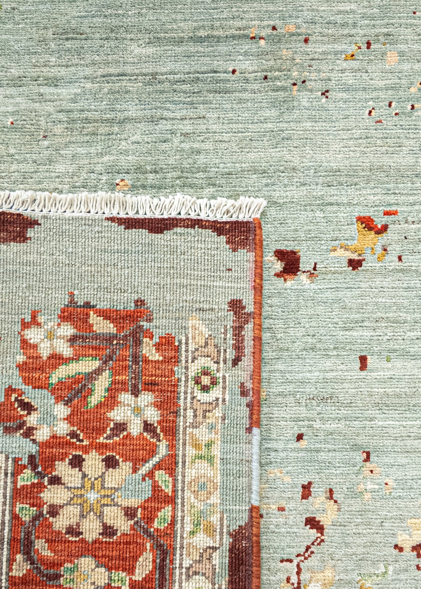 Unique Ziegler Art Deco Rug 8809 | Hand-knotted from Afghanistan (in stock)