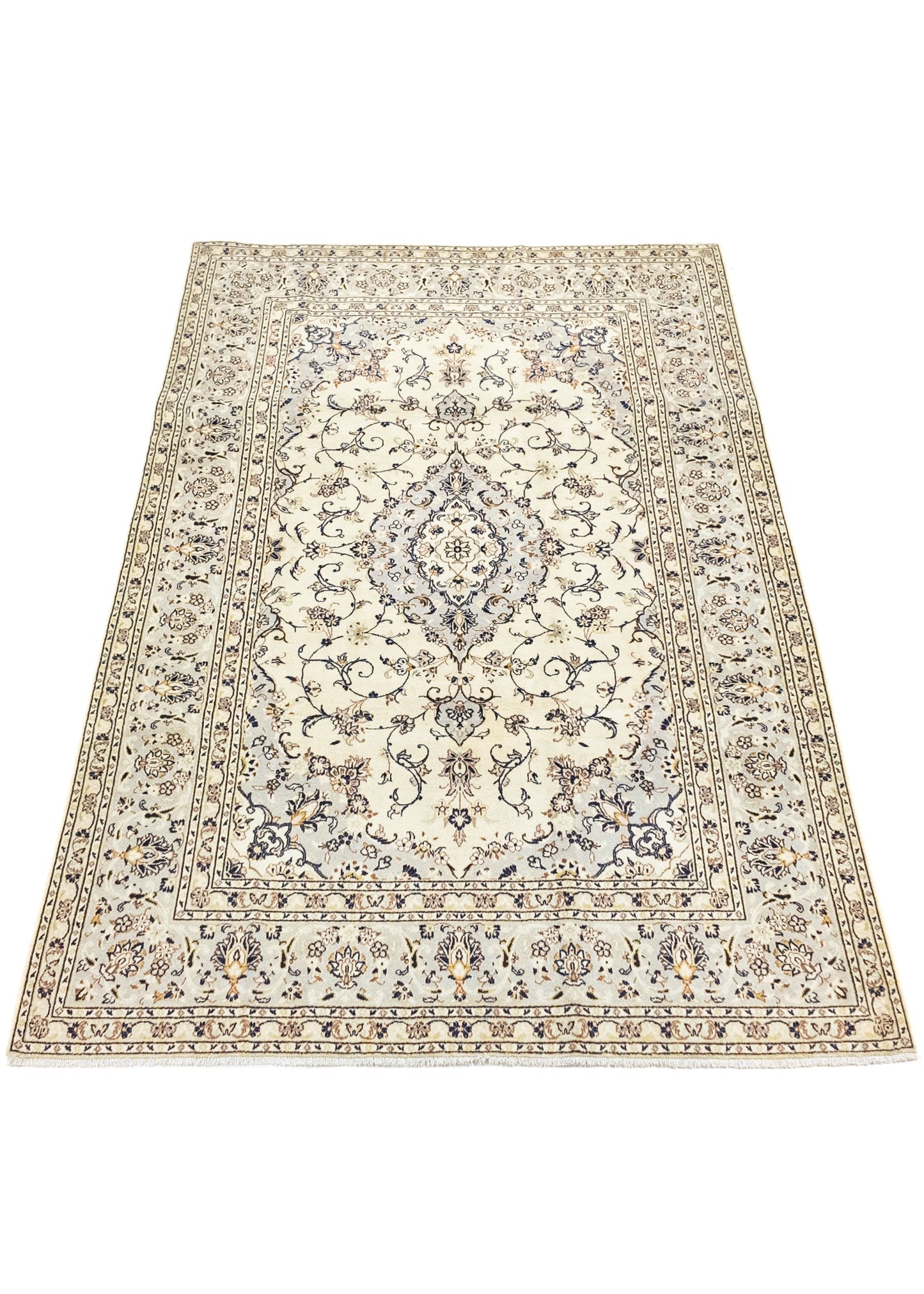 Hand Knotted Oriental Carpet | Unique Keshan Fine 88114 (in stock)