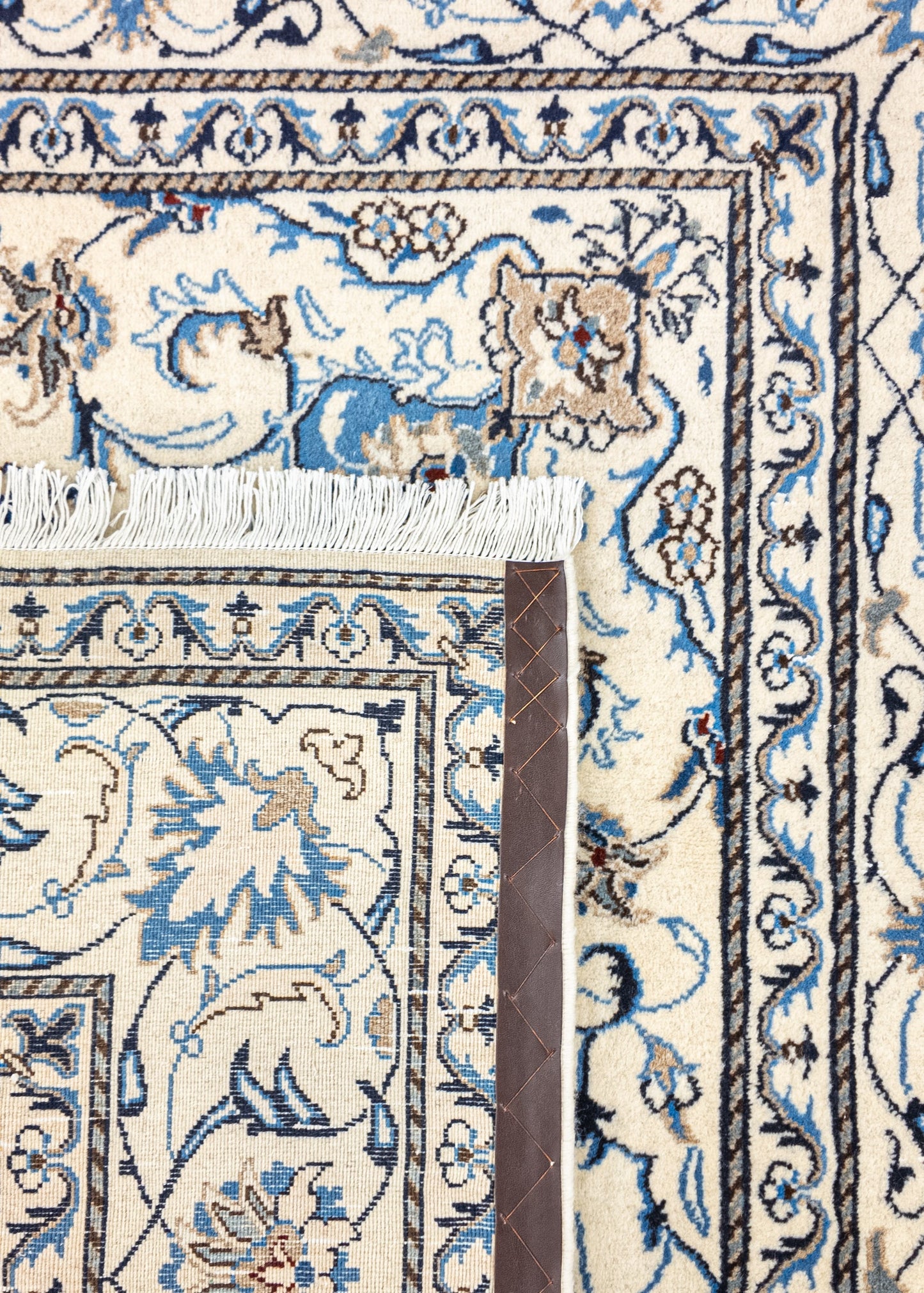 Hand-knotted Oriental Carpet | Unique Nain Kashmar 86439 (in stock)