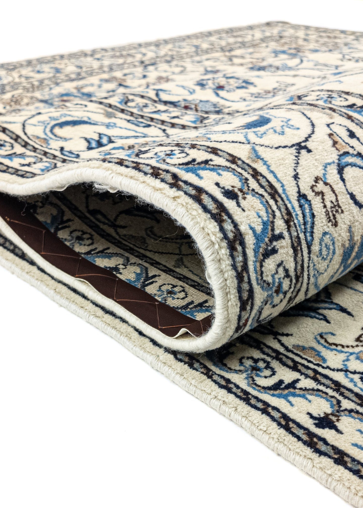 Hand-knotted Oriental Carpet | Unique Nain Kashmar 86439 (in stock)