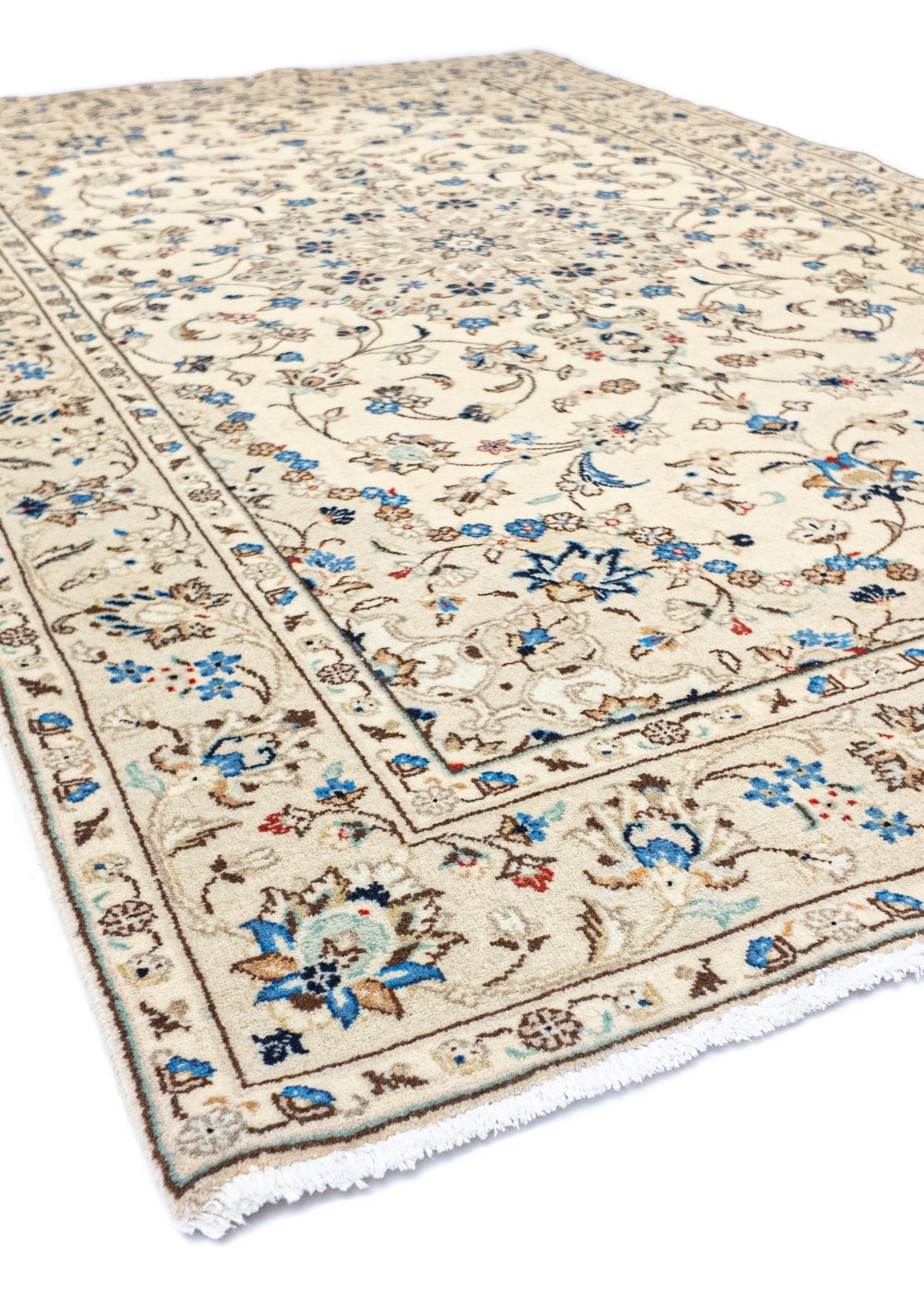 Hand Knotted Oriental Carpet | Unique Keshan Fine 64996 (in stock)