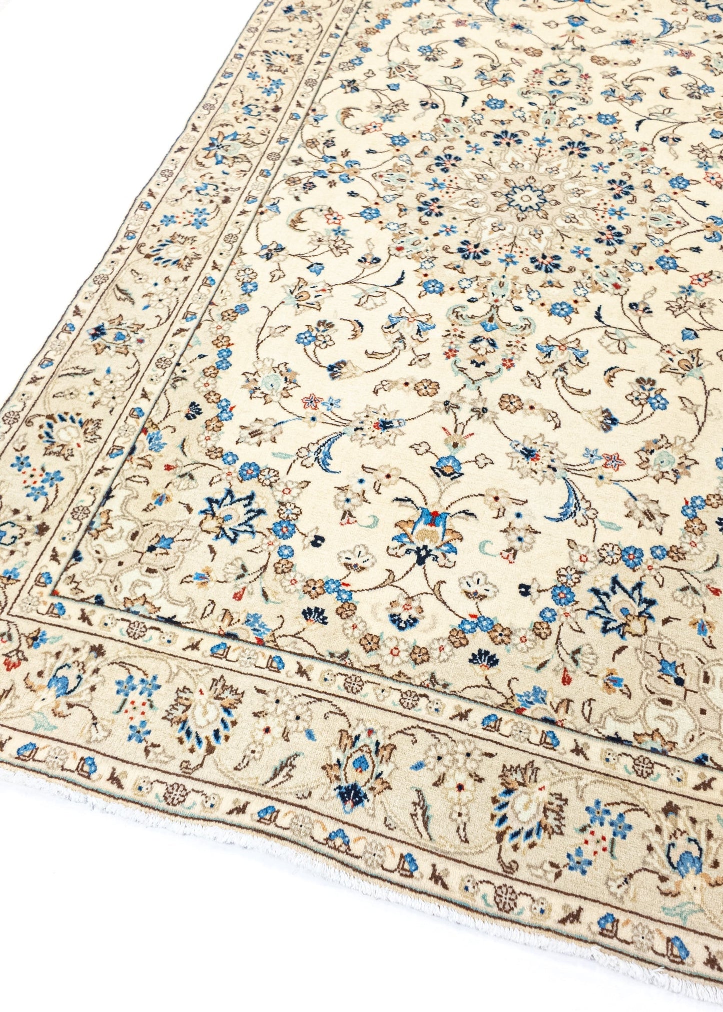 Hand Knotted Oriental Carpet | Unique Keshan Fine 64996 (in stock)