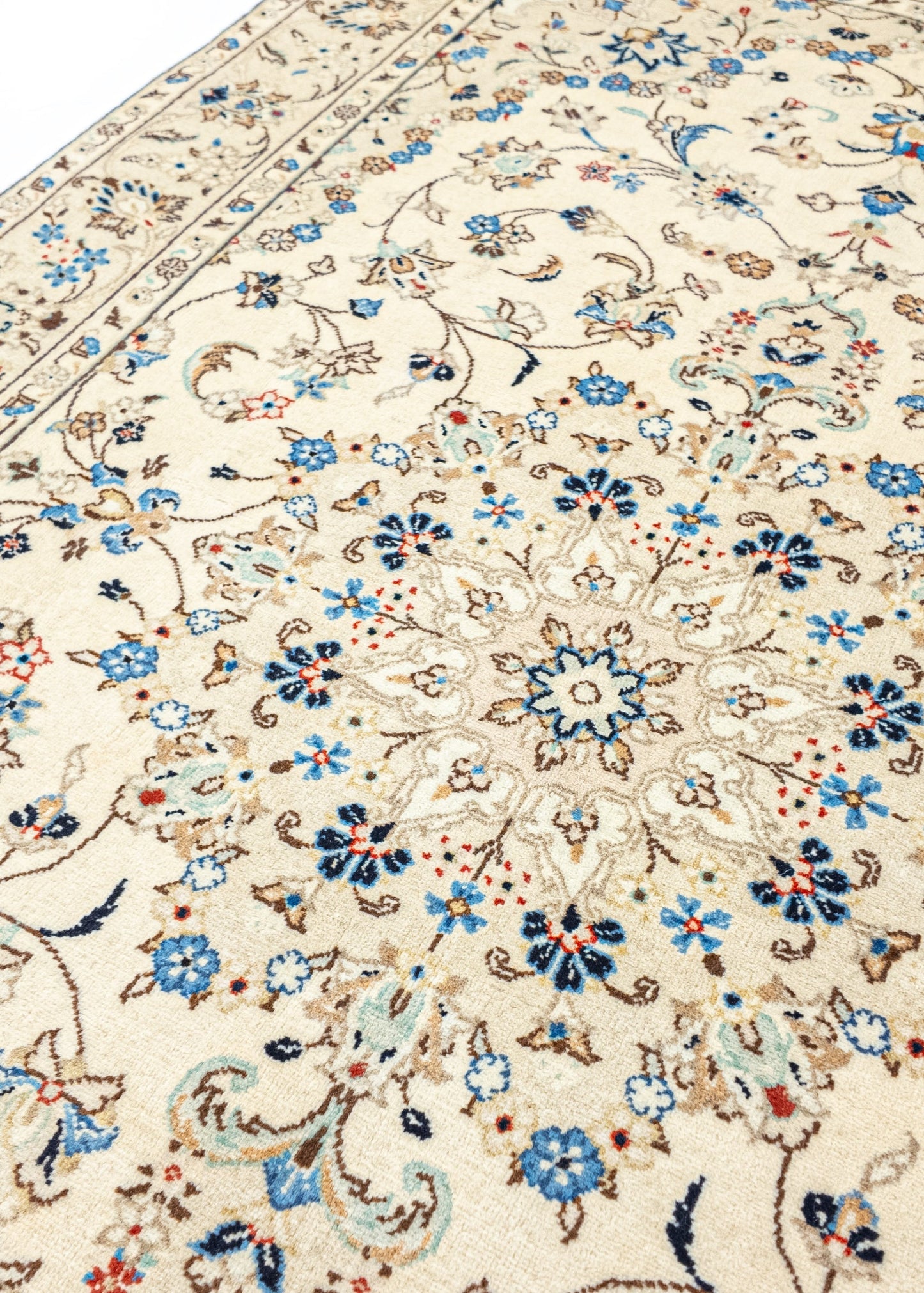 Hand Knotted Oriental Carpet | Unique Keshan Fine 64996 (in stock)