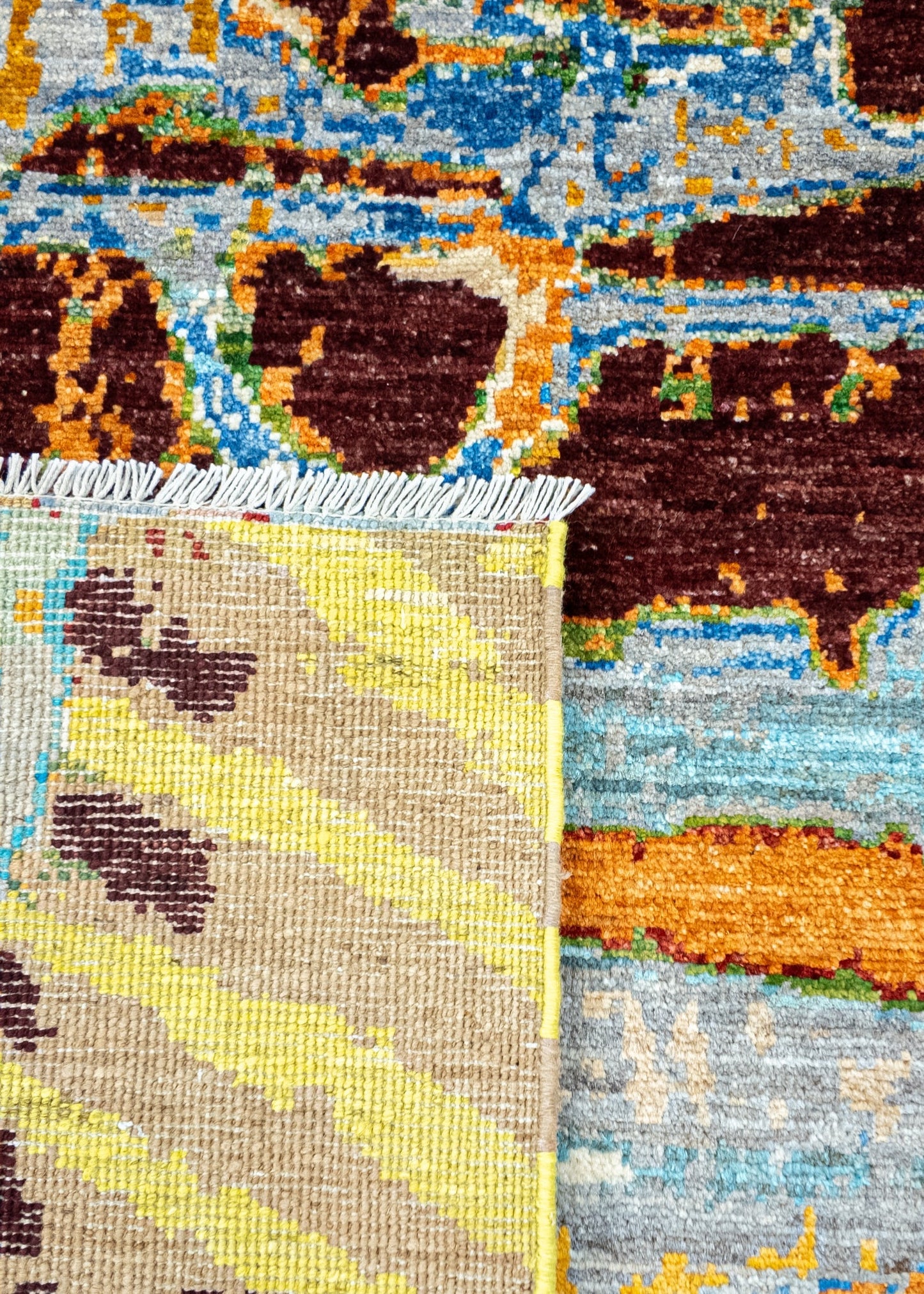 Unique Ziegler Art Deco Rug 18070 | Hand-knotted from Afghanistan (in stock)