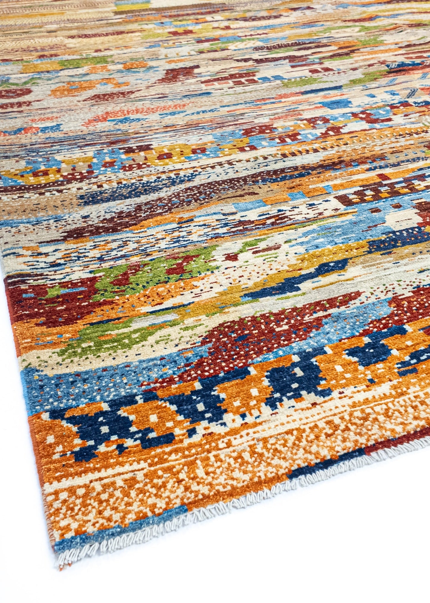 Unique Ziegler Art Deco Rug 17759 | Hand-knotted from Afghanistan (in stock)