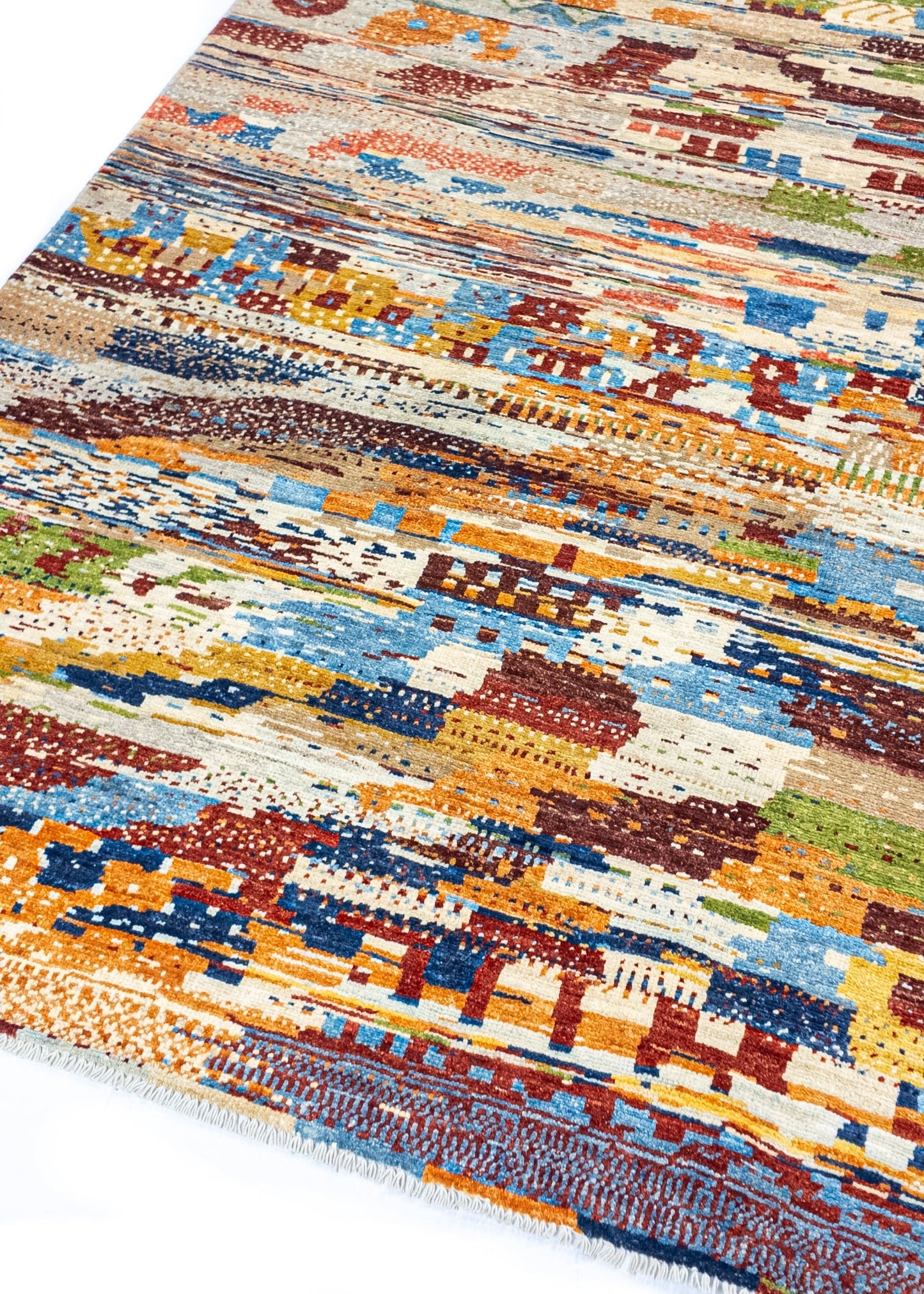 Unique Ziegler Art Deco Rug 17759 | Hand-knotted from Afghanistan (in stock)