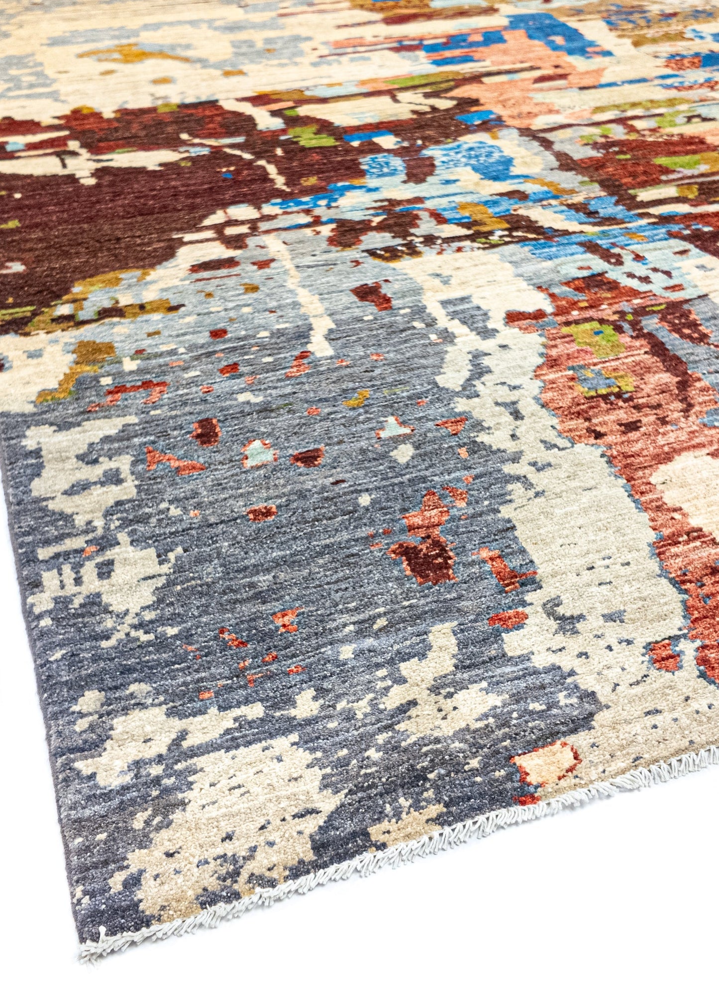 Unique Ziegler Art Deco Rug 17886 | Hand-knotted from Afghanistan (in stock)
