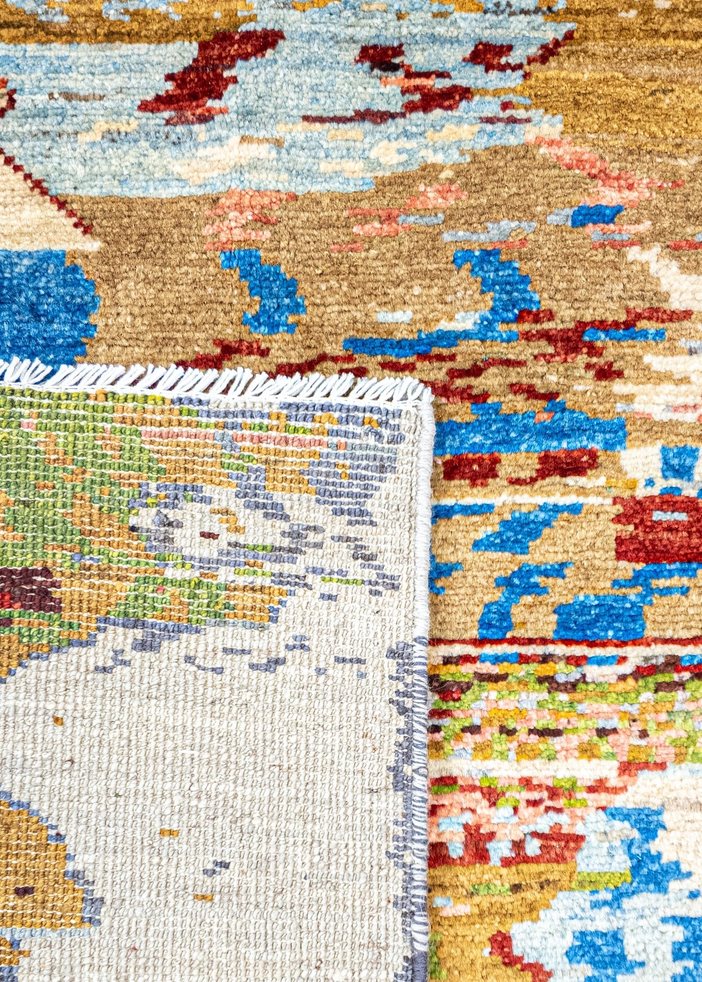 Unique Ziegler Art Deco Rug 17886 | Hand-knotted from Afghanistan (in stock)