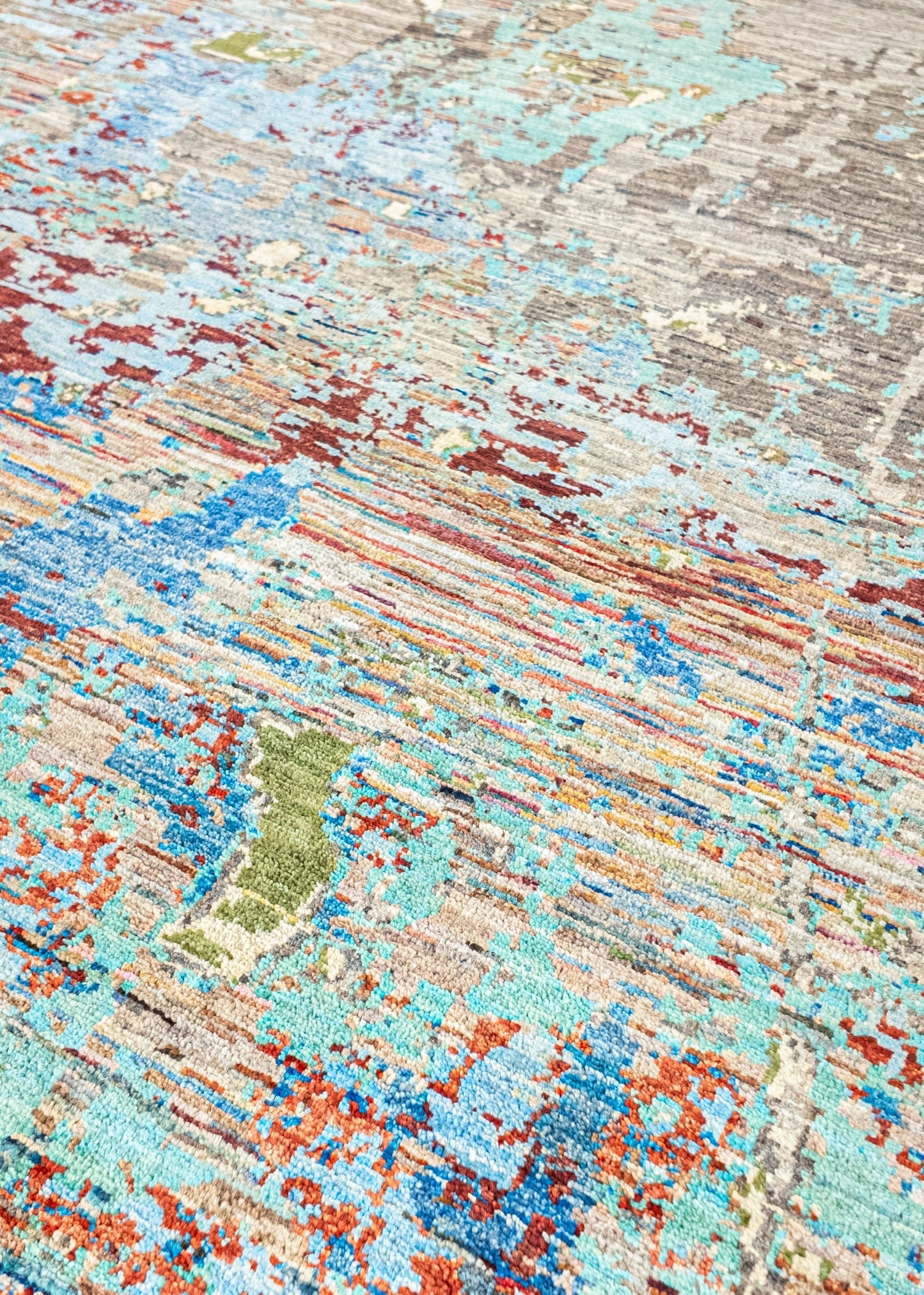 Unique Ziegler Art Deco Rug 12350 | Hand-knotted from Afghanistan (in stock)