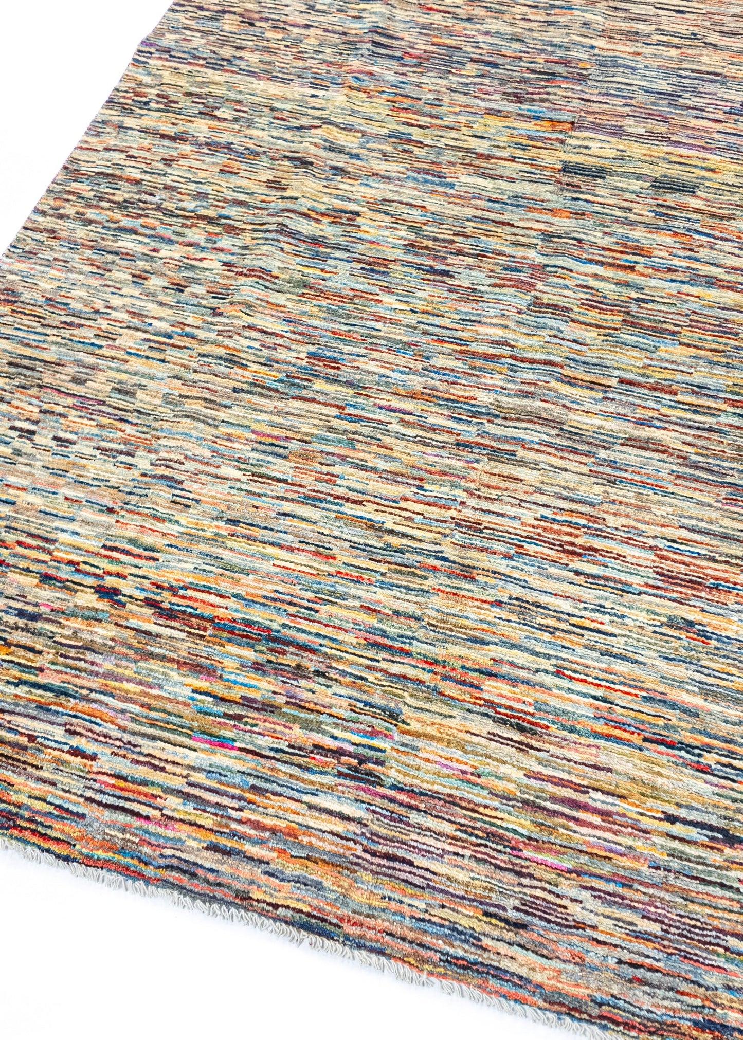 Unique Ziegler Stripe Rug 18572 | Hand-knotted from Afghanistan (in stock)