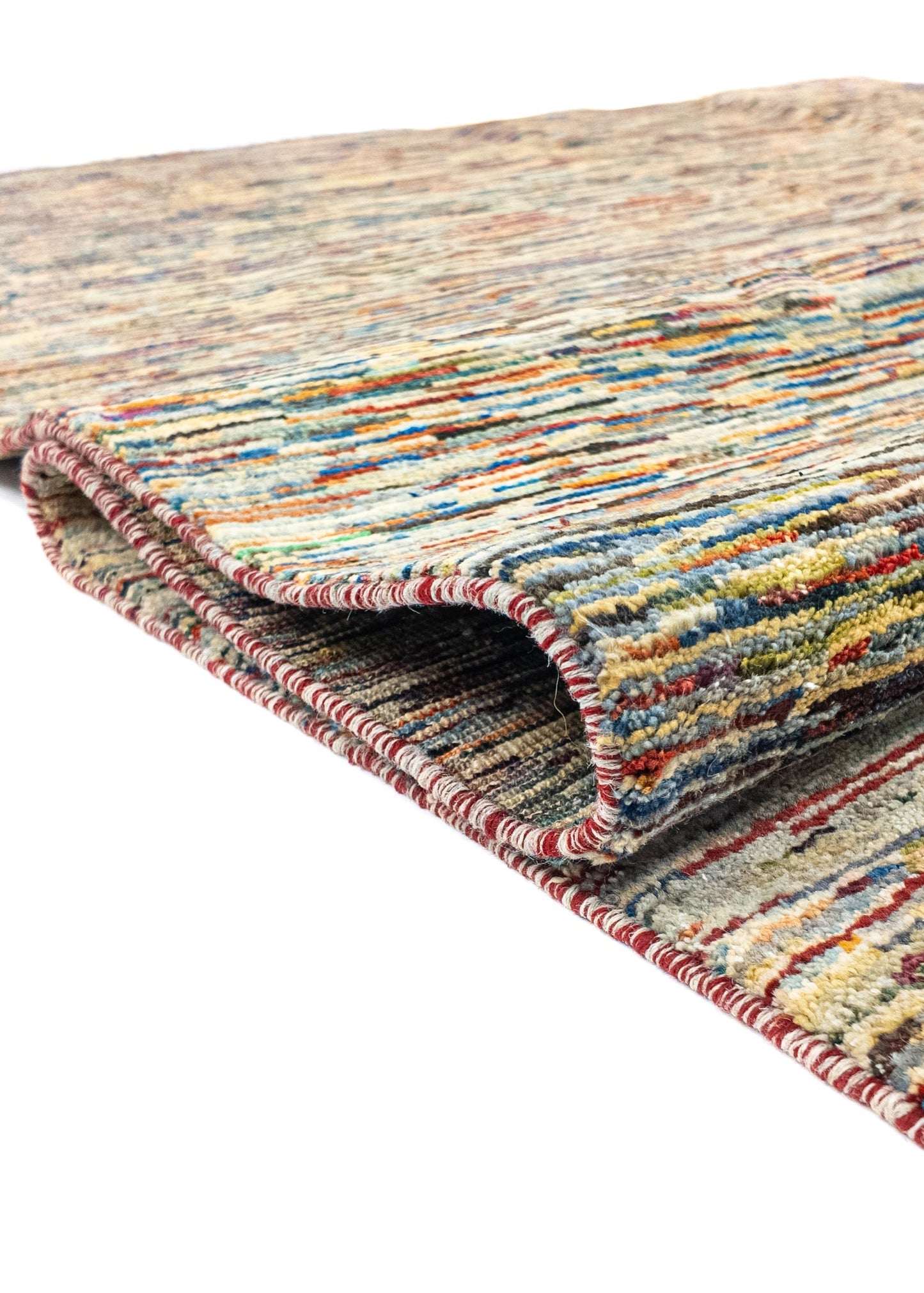 Unique Ziegler Stripe Rug 18572 | Hand-knotted from Afghanistan (in stock)