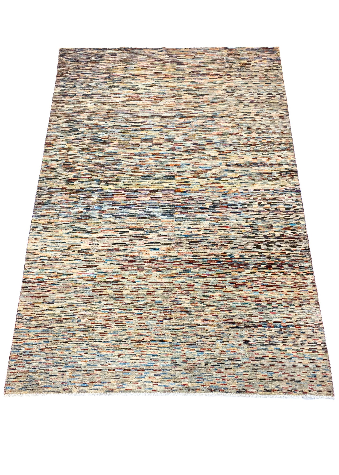 Unique Ziegler Stripe Rug 18572 | Hand-knotted from Afghanistan (in stock)