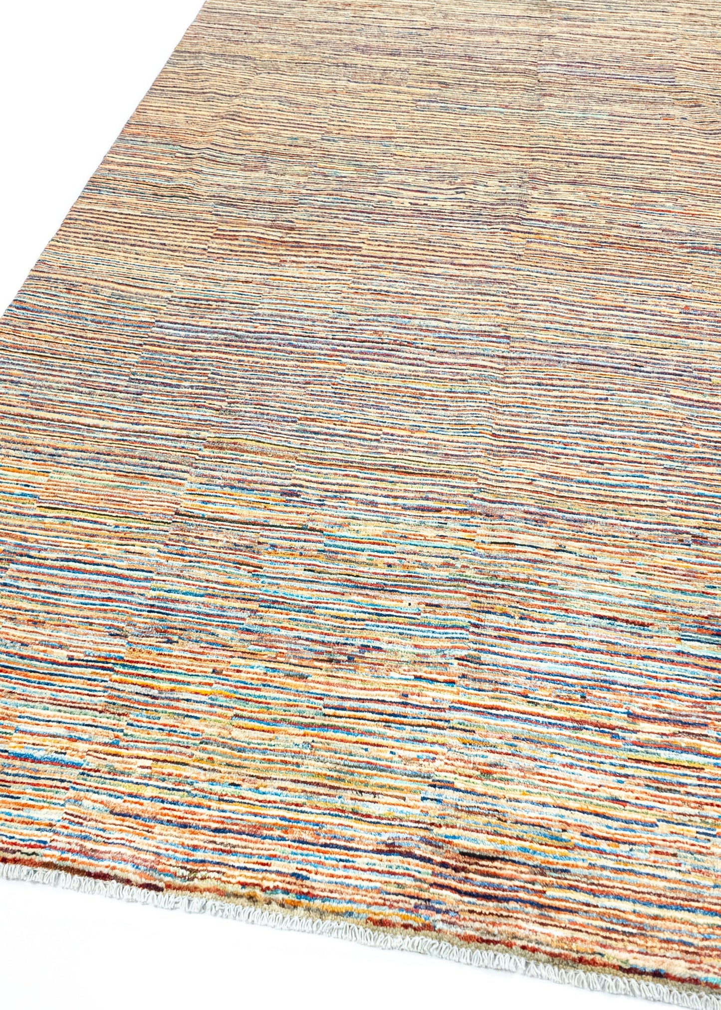 Unique Ziegler Stripe Rug 18553 | Hand-knotted from Afghanistan (in stock)