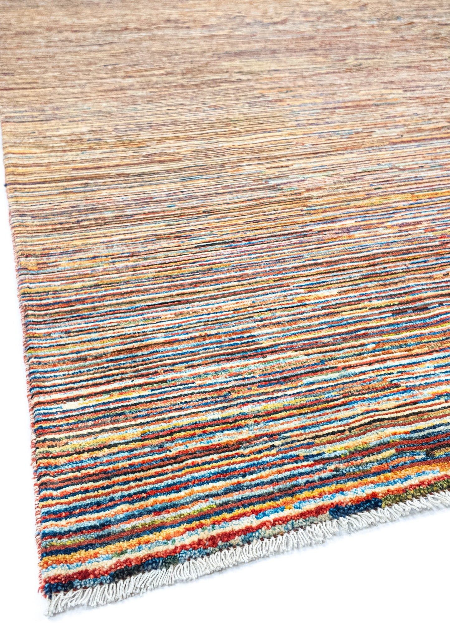 Unique Ziegler Stripe Rug 18799 | Hand-knotted from Afghanistan (in stock)
