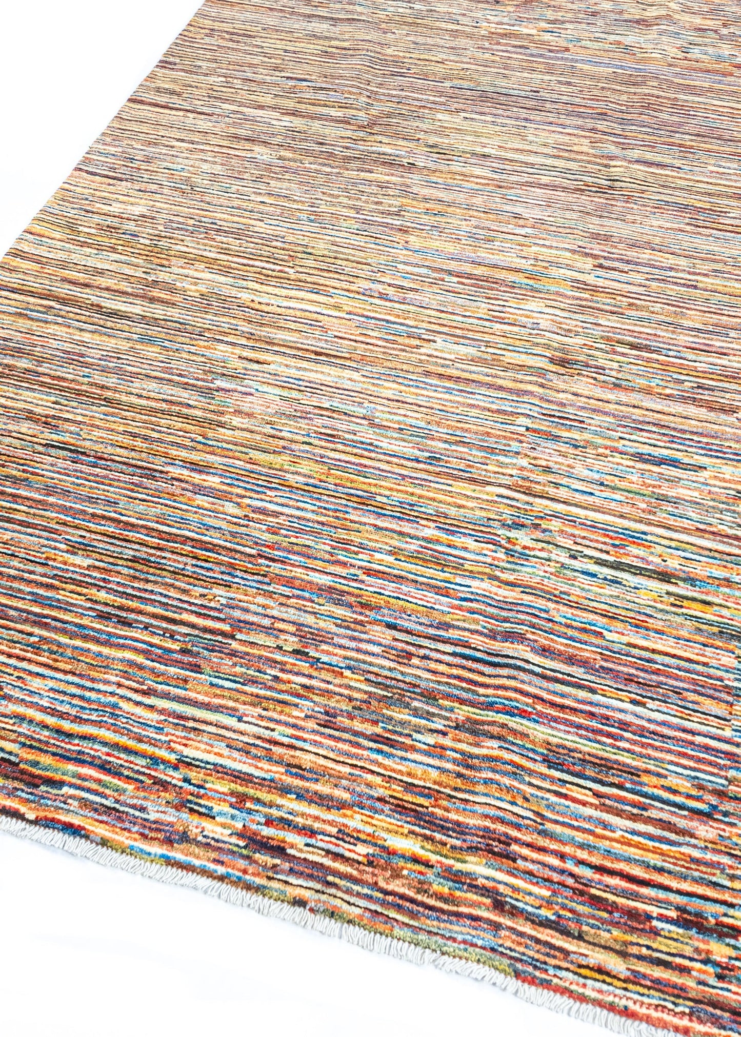 Unique Ziegler Stripe Rug 18799 | Hand-knotted from Afghanistan (in stock)