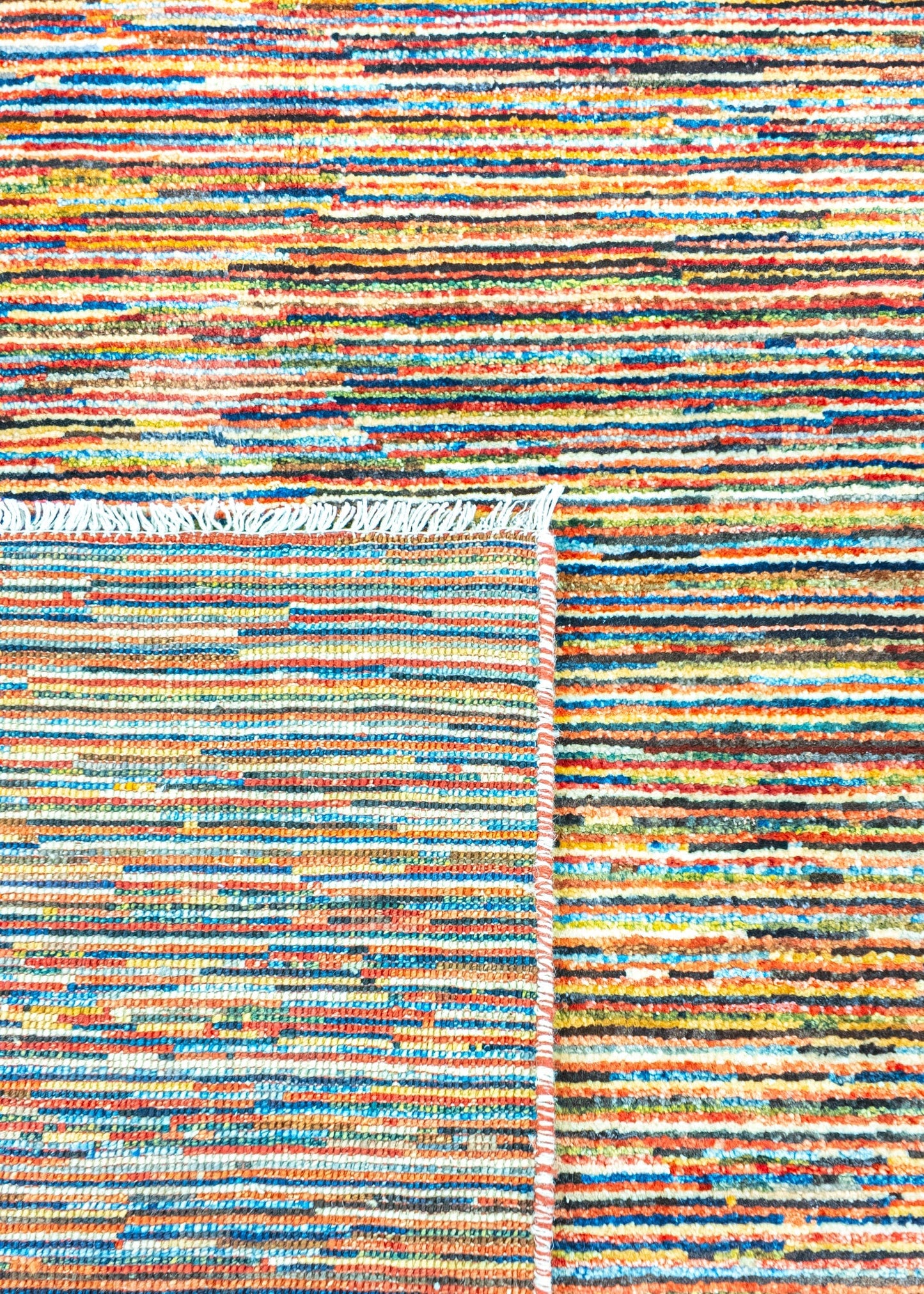 Unique Ziegler Stripe Rug 18799 | Hand-knotted from Afghanistan (in stock)