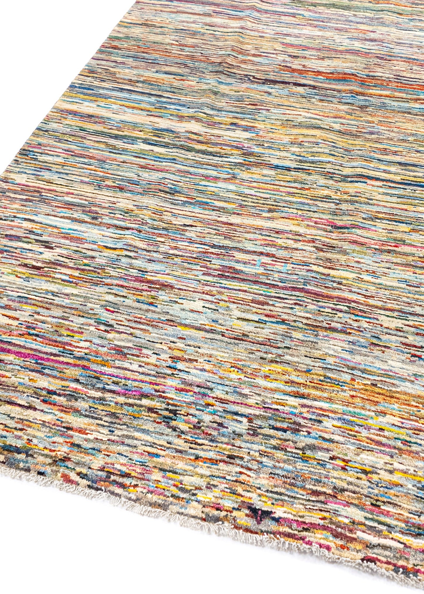 Unique Ziegler Stripe Rug 18561 | Hand-knotted from Afghanistan (in stock)