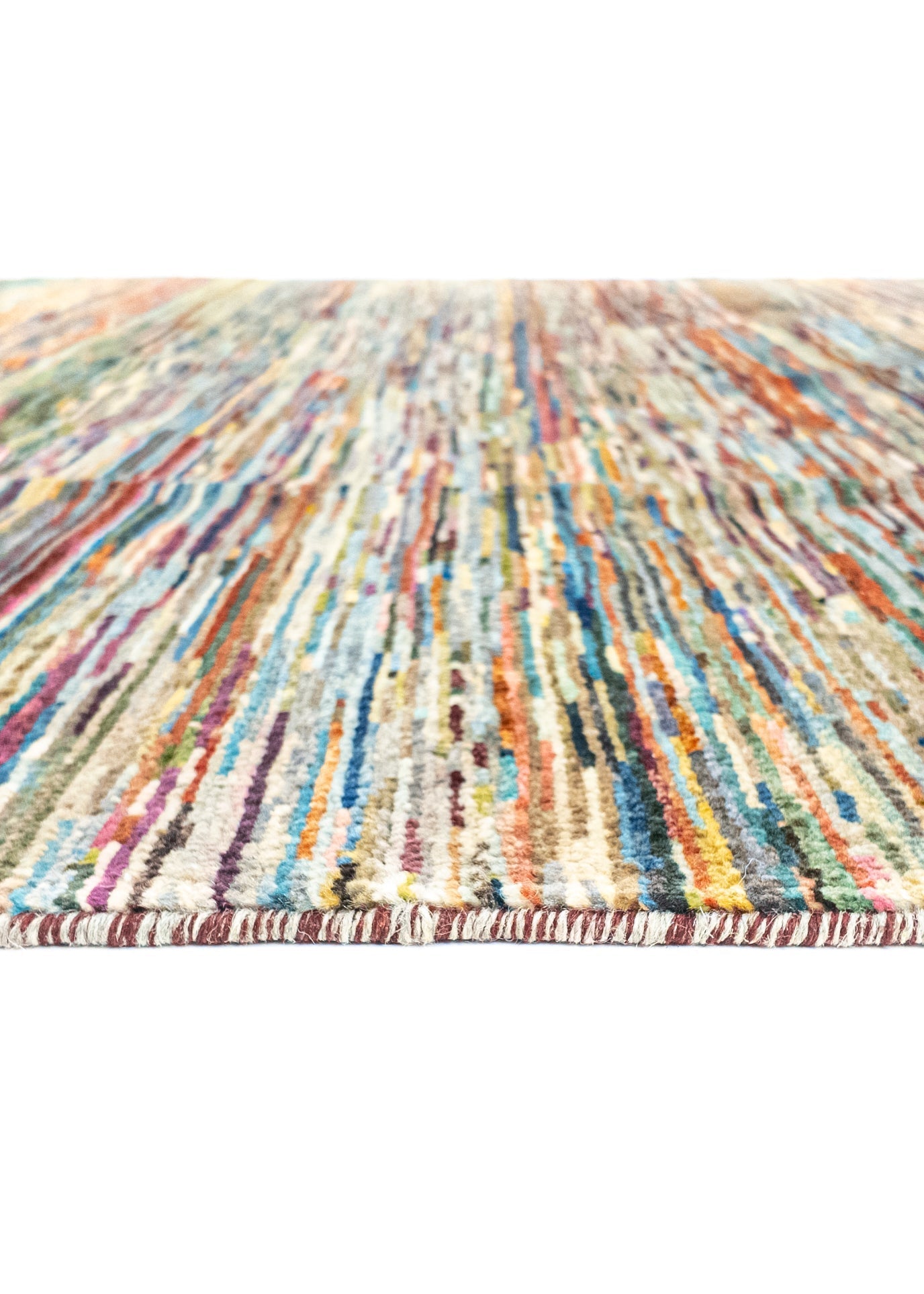 Unique Ziegler Stripe Rug 18561 | Hand-knotted from Afghanistan (in stock)