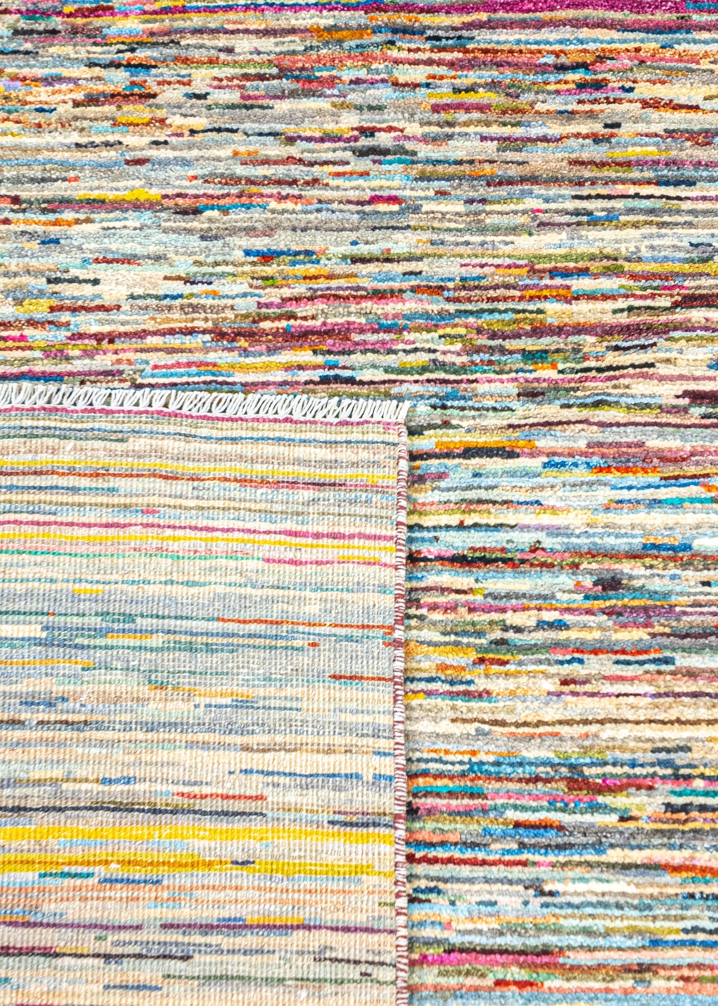 Unique Ziegler Stripe Rug 18561 | Hand-knotted from Afghanistan (in stock)