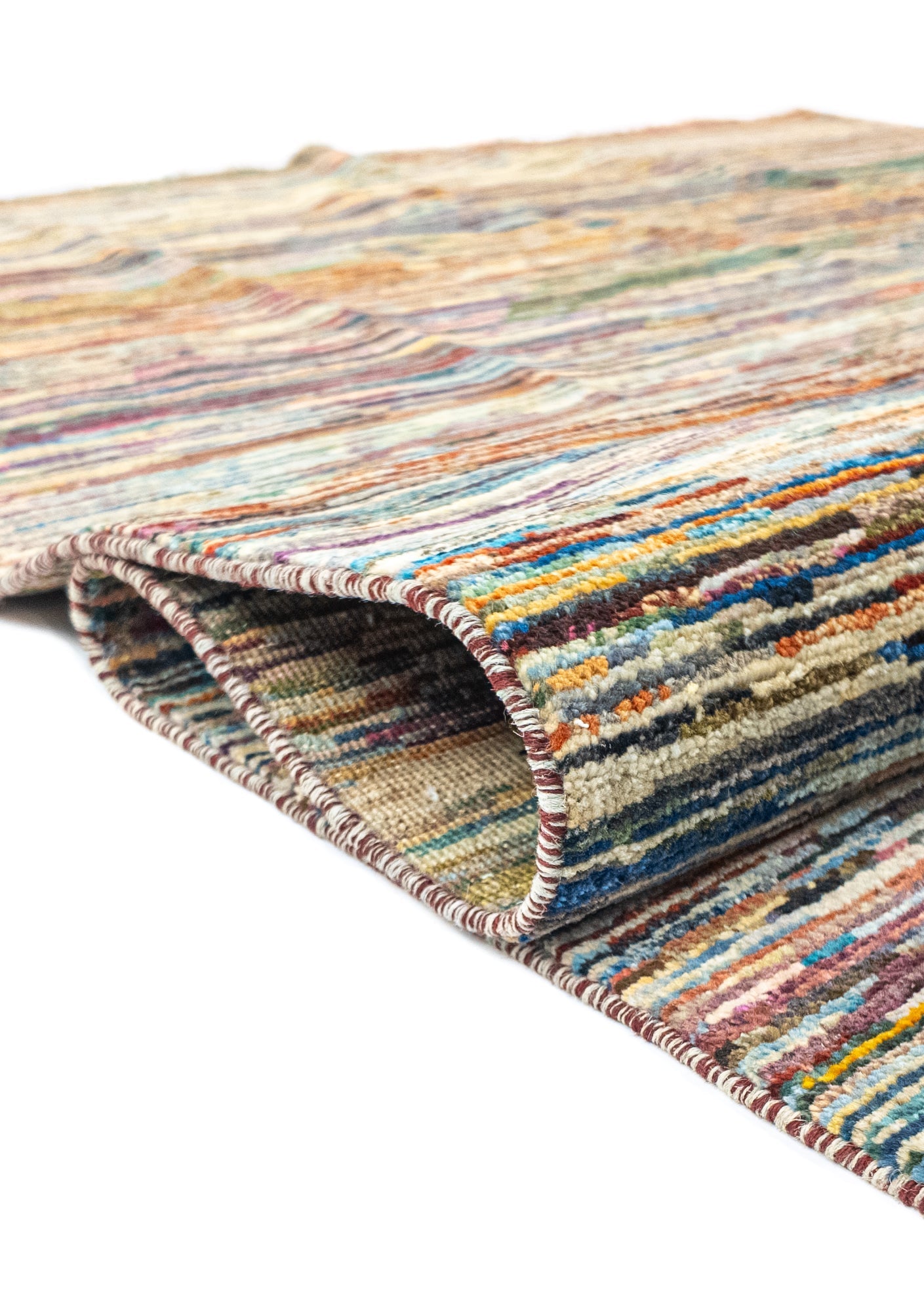 Unique Ziegler Stripe Rug 18561 | Hand-knotted from Afghanistan (in stock)