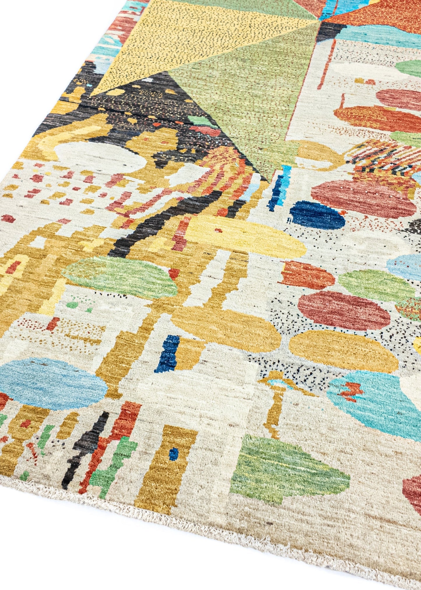 Unique Ziegler Art Deco Rug 10811 | Hand-knotted from Afghanistan (in stock)