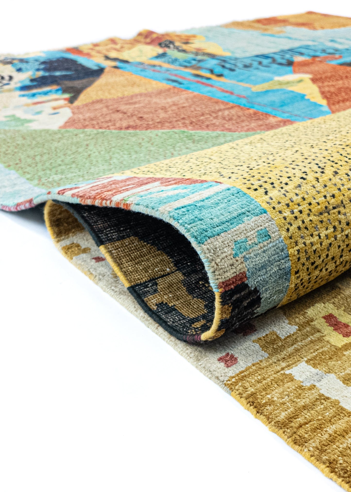Unique Ziegler Art Deco Rug 10811 | Hand-knotted from Afghanistan (in stock)