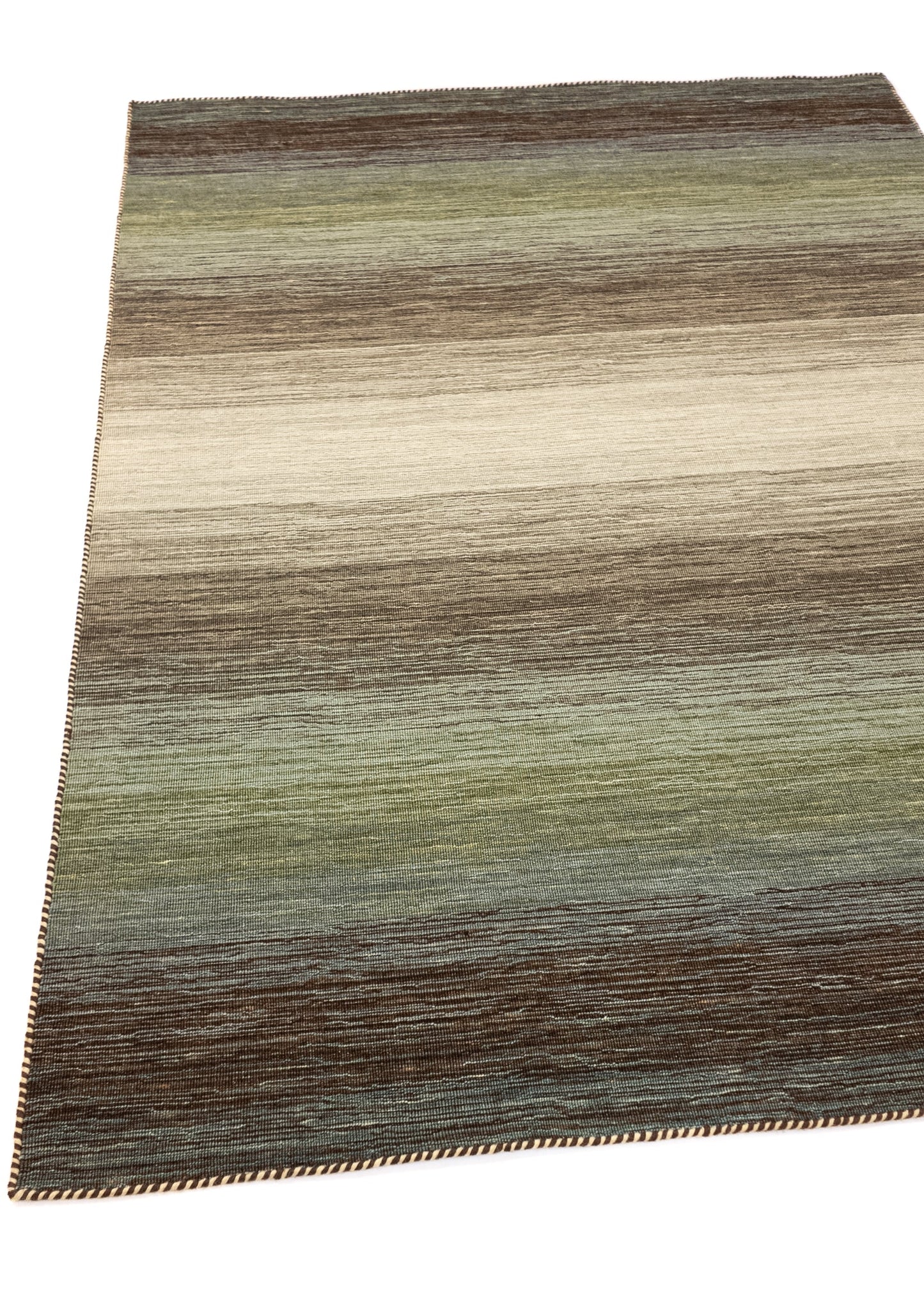 Carpet MOMO Rugs Panorama Kelim Green Multi