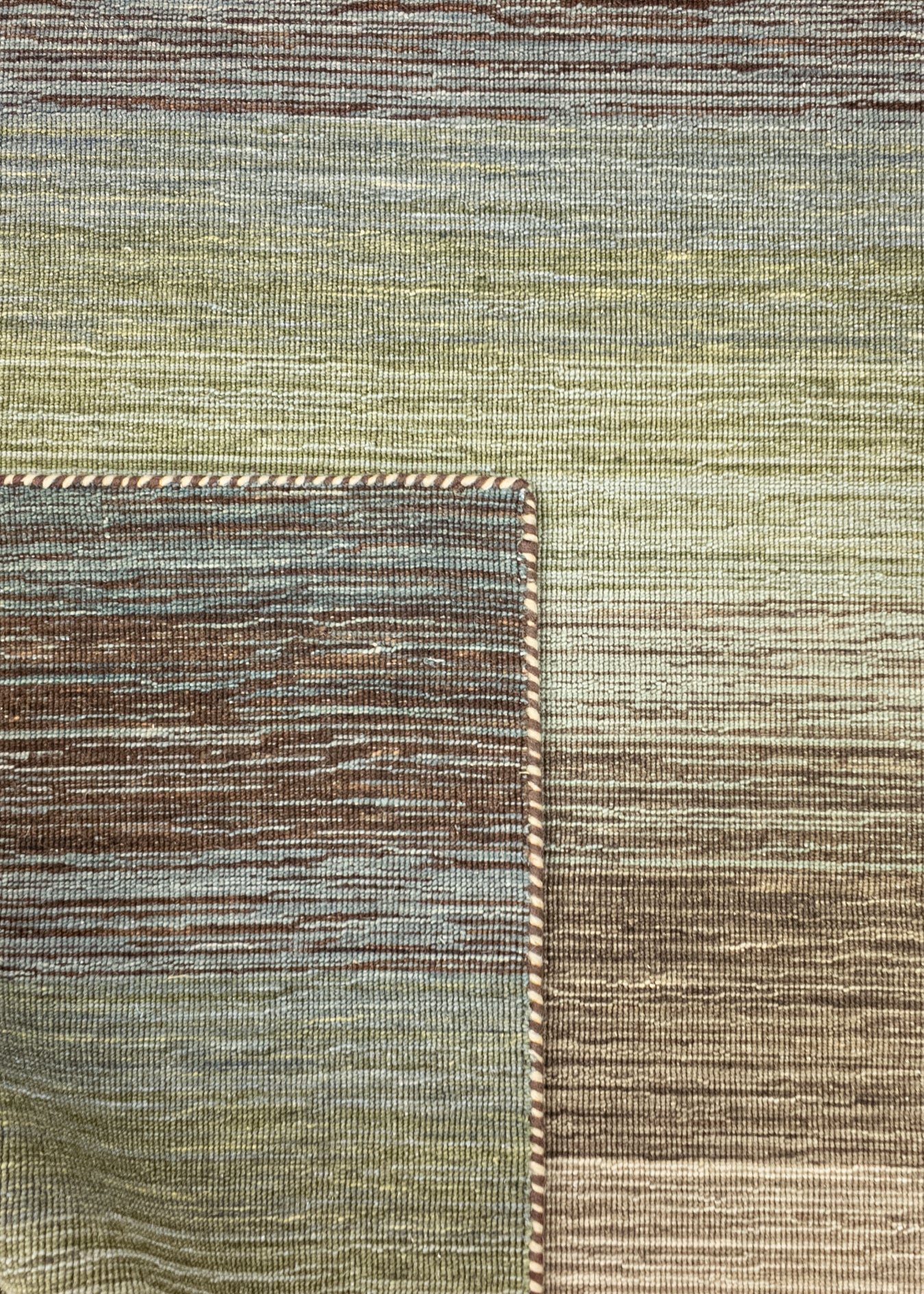 Carpet MOMO Rugs Panorama Kelim Green Multi