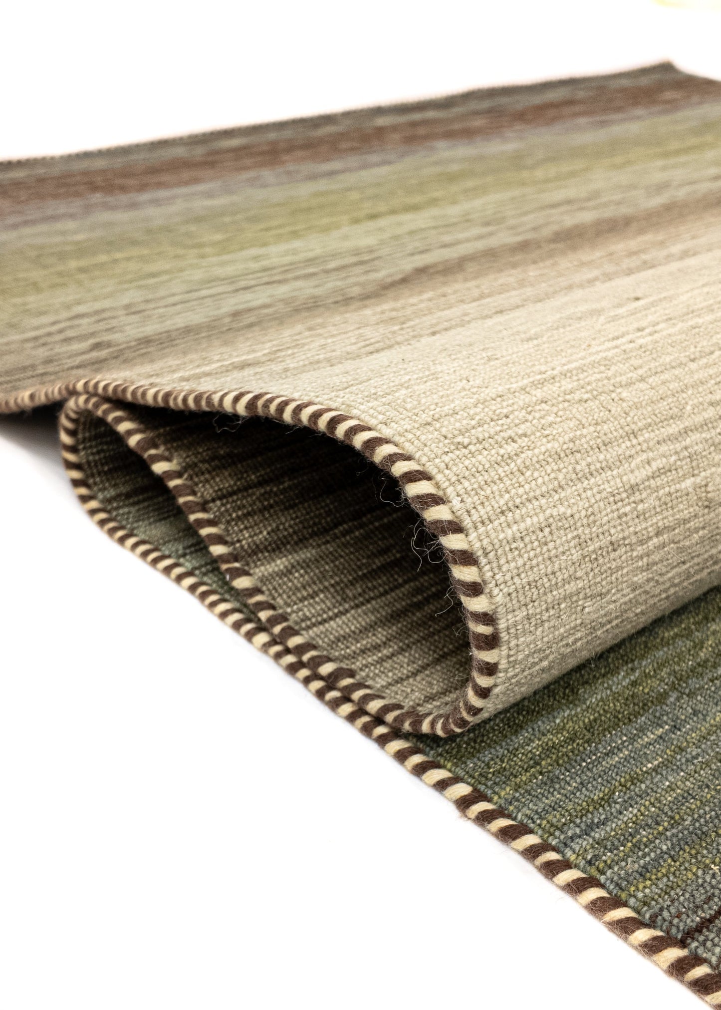 Carpet MOMO Rugs Panorama Kelim Green Multi