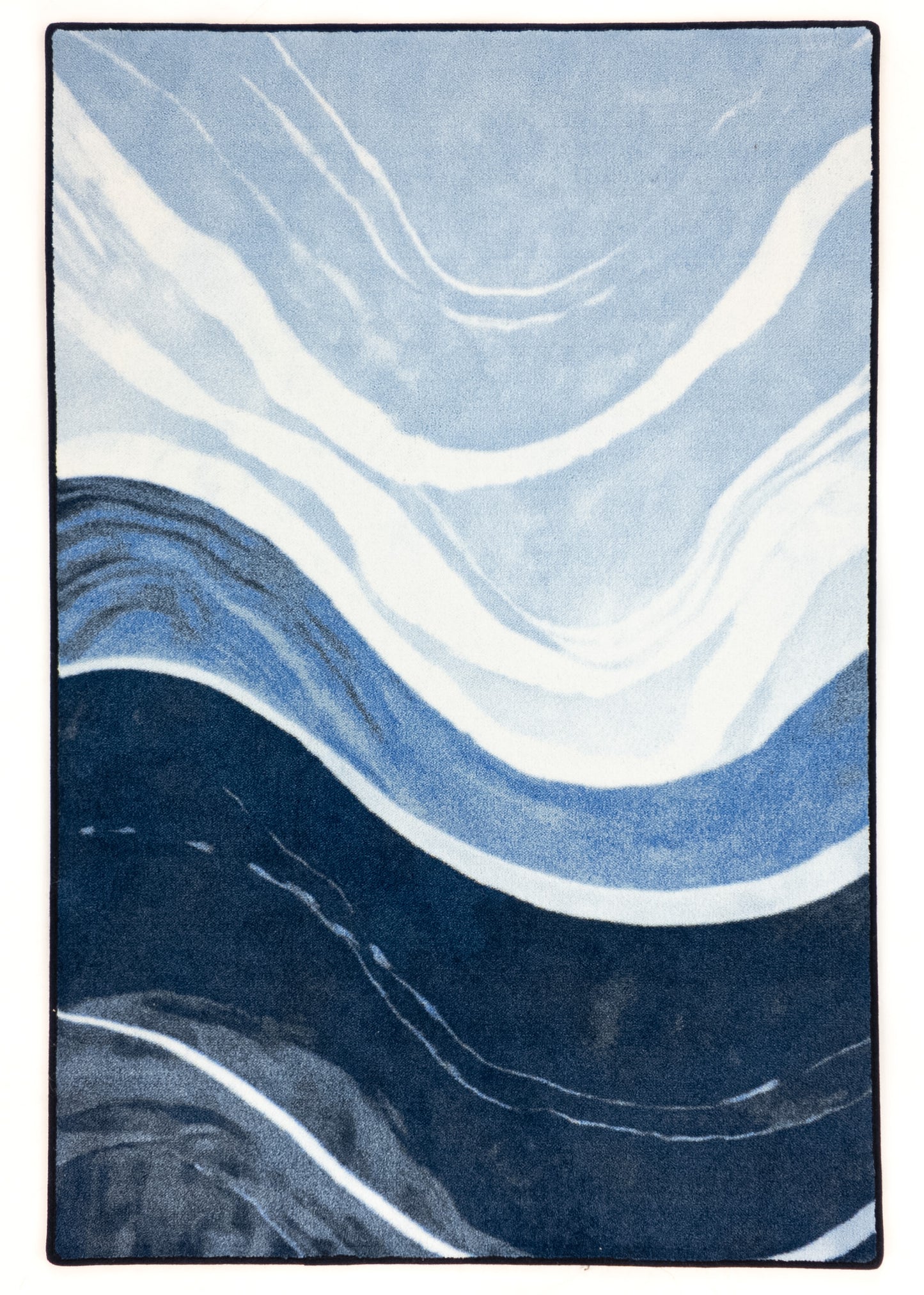 MOMO rugs x NOŪRA studios - Waves Blue